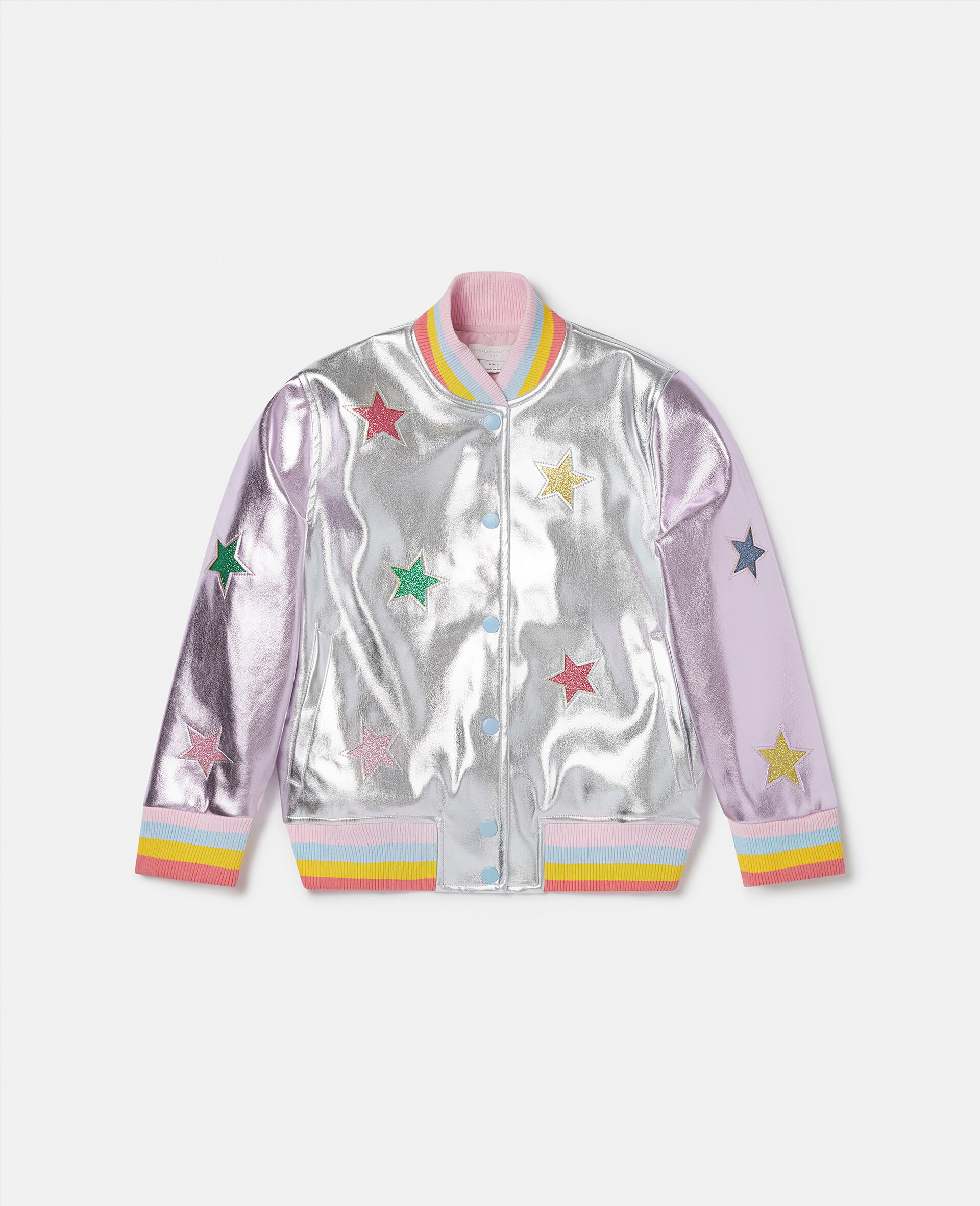Bomber Uomo Con Paillettes Metallizzate - Giacca Baseball Discoteca Per Feste, Carnevale E Serate