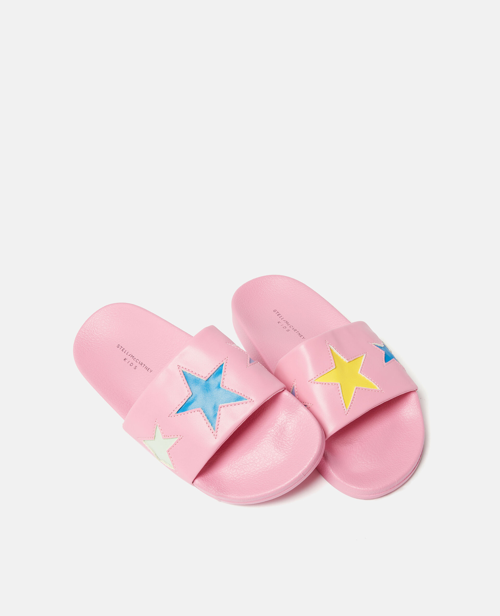 Star Print Slides-Pink-large image number 3