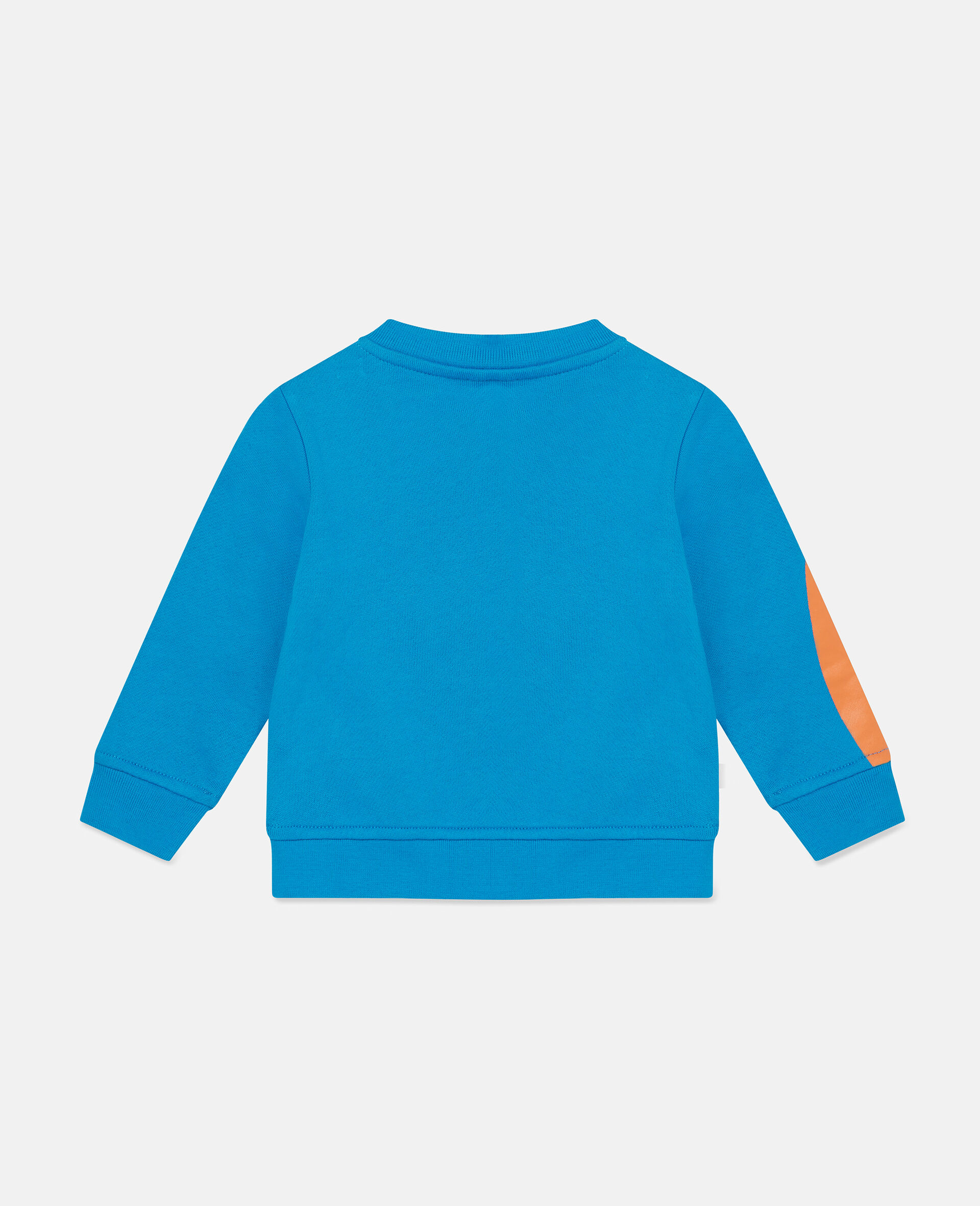 Fleece Snail Print Sweatshirt-Blue-large image number 1