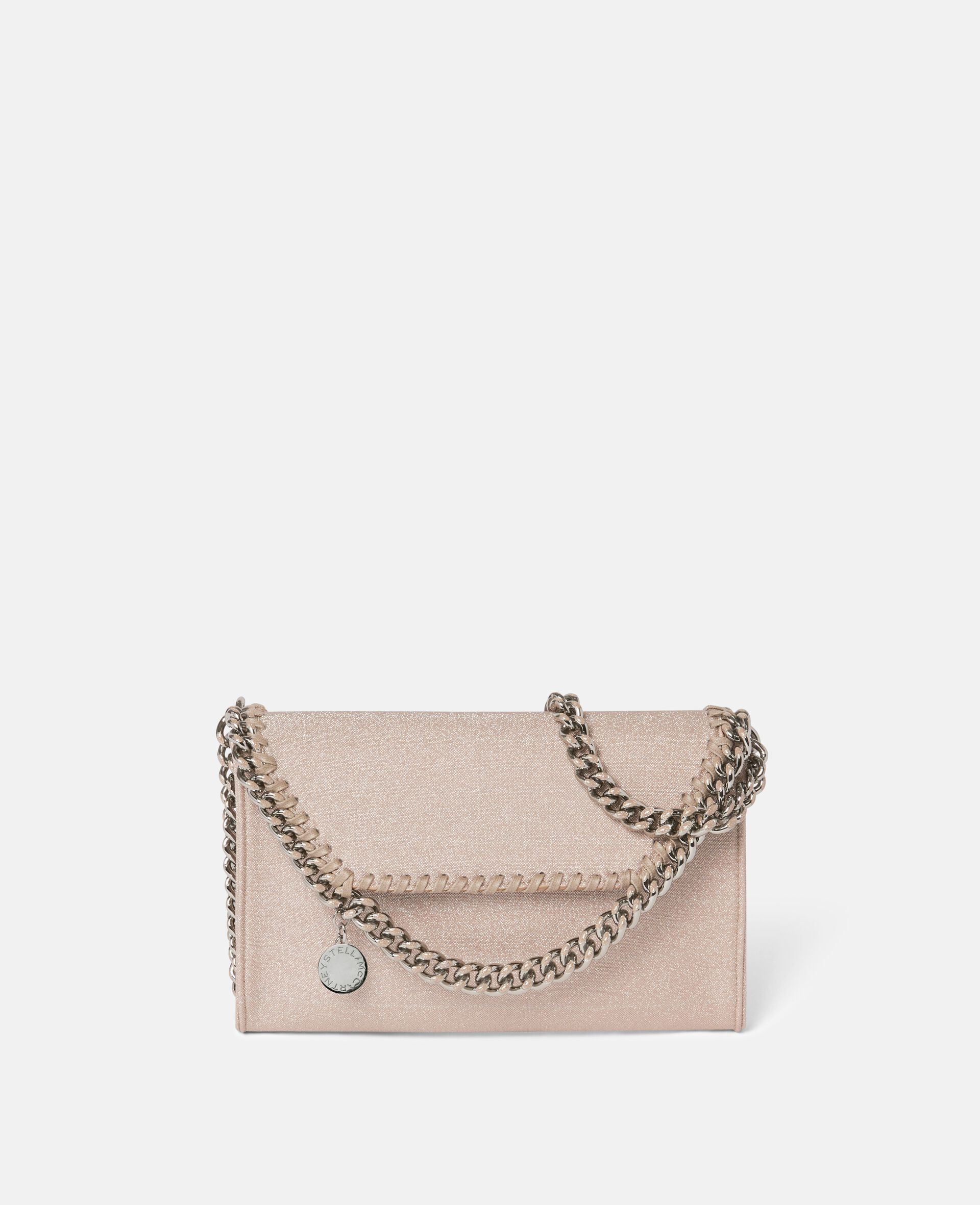 Mini sac Falabella Novelty Glitter-Rose-large image number 0