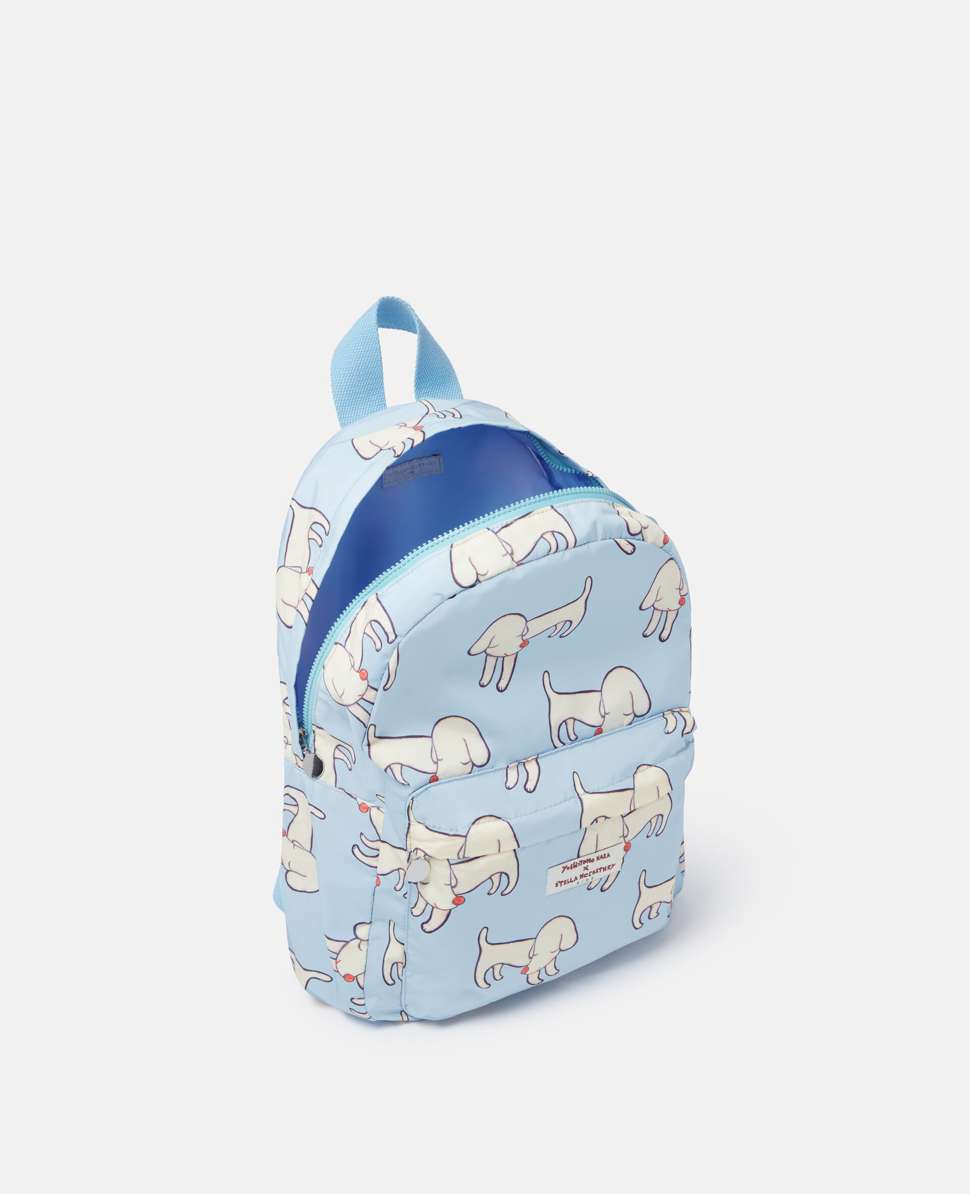 Lonesome Puppy Print Backpack-Multicolour-large image number 2