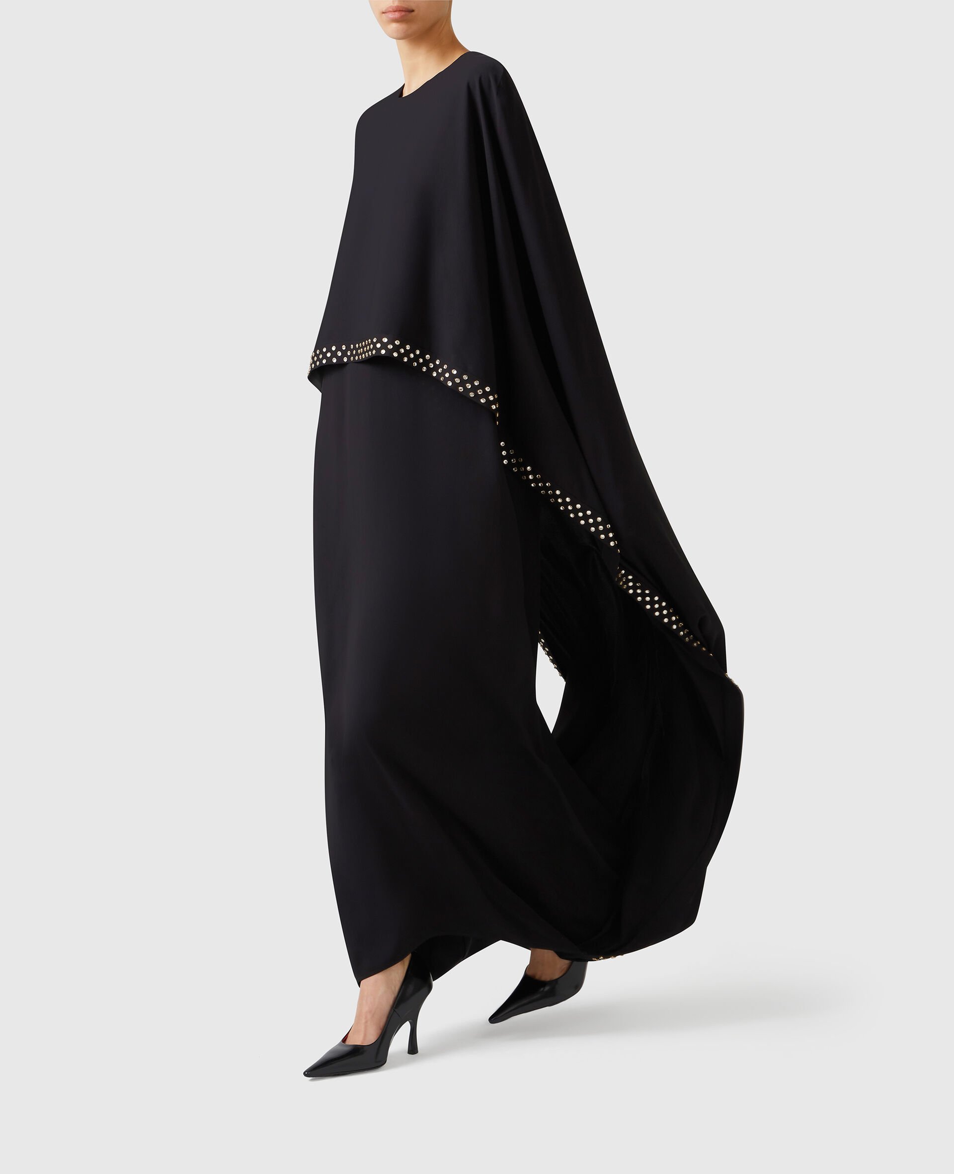 Lead-Free Crystal Cape Gown-Pink-large Lead-Free Crystal Cape Gown-Pink-large image number 2