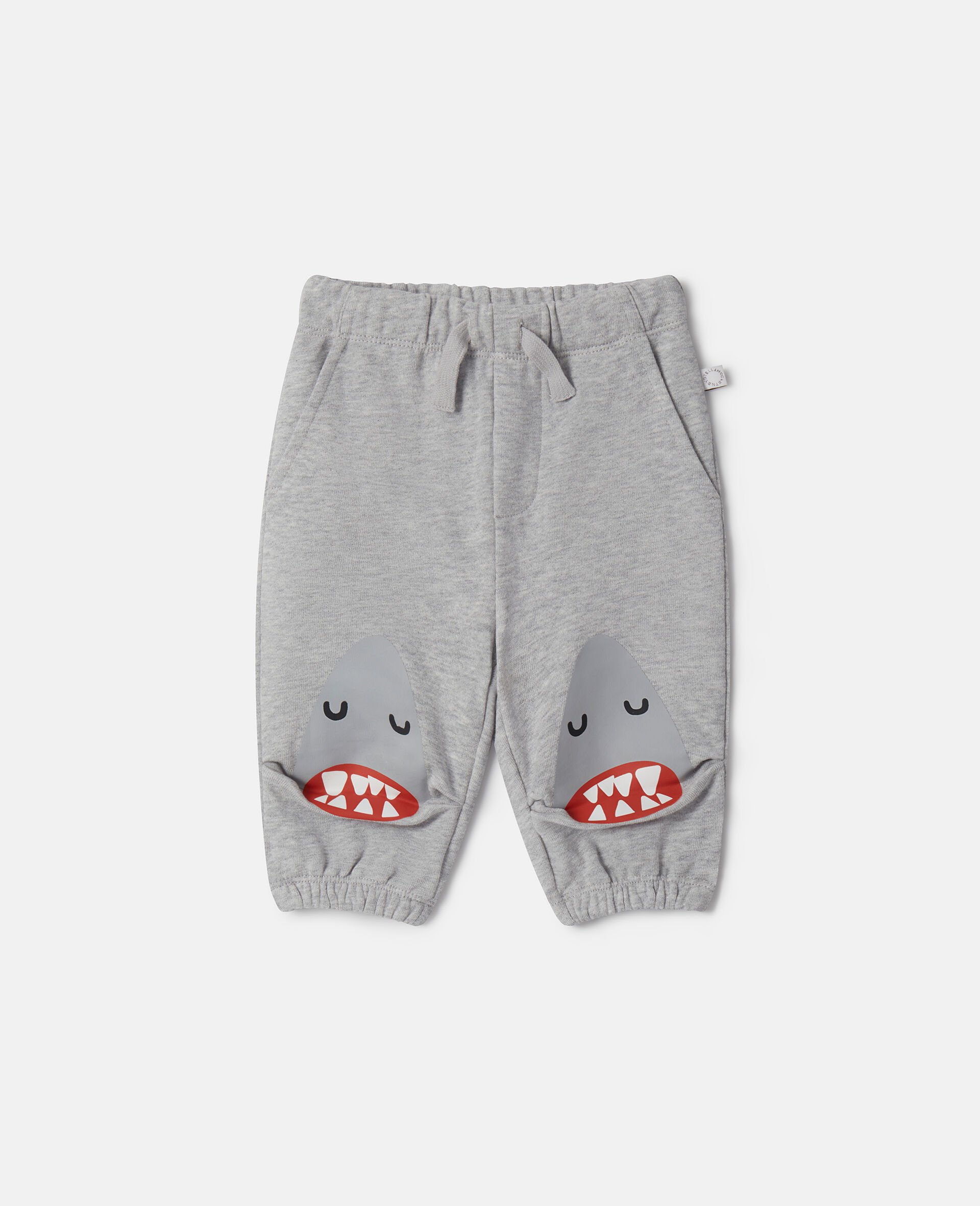 Shark Knee Patch Joggers-灰色-large image number 0