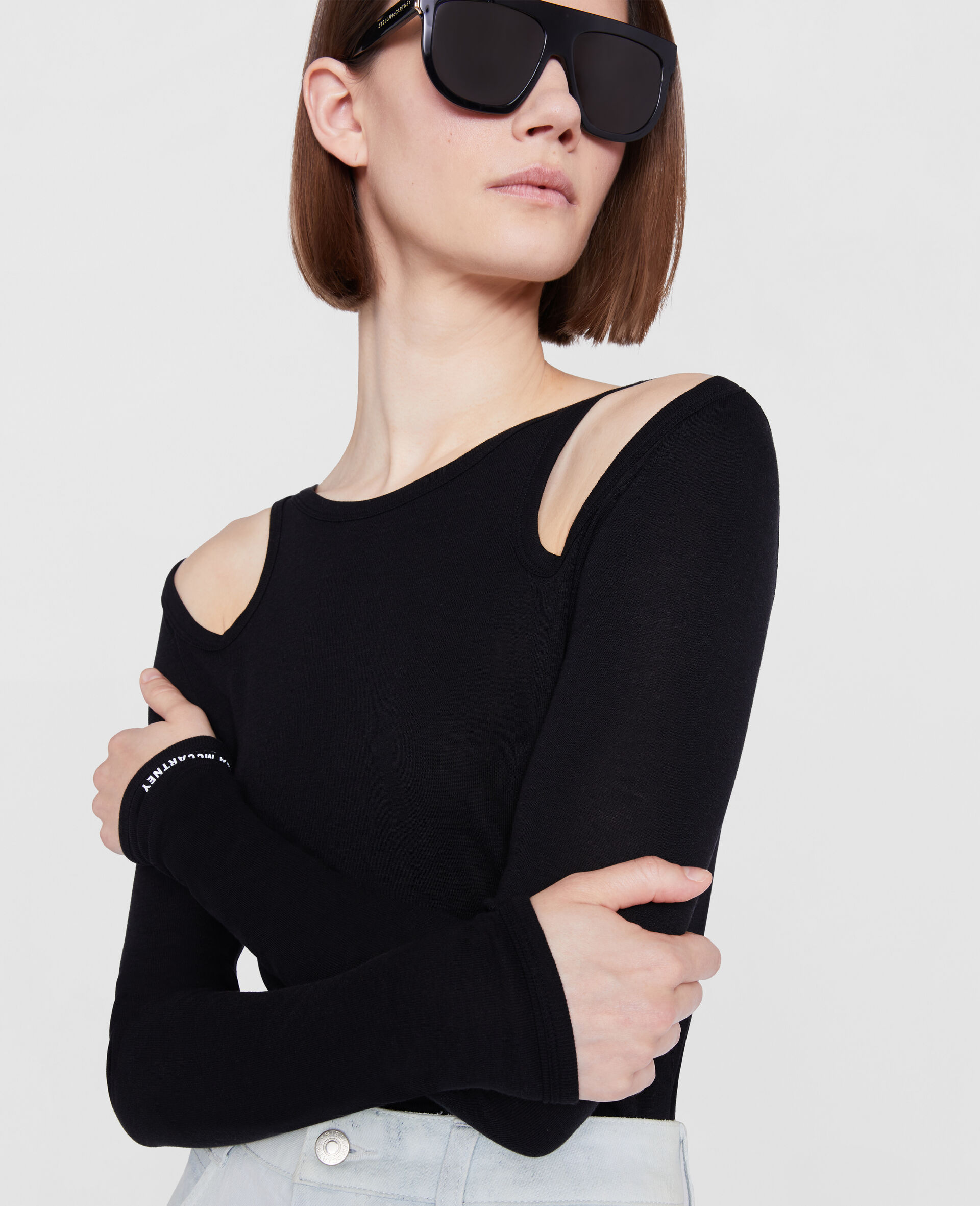 Cut-Out Refibra&trade; Top-Black-large image number 3