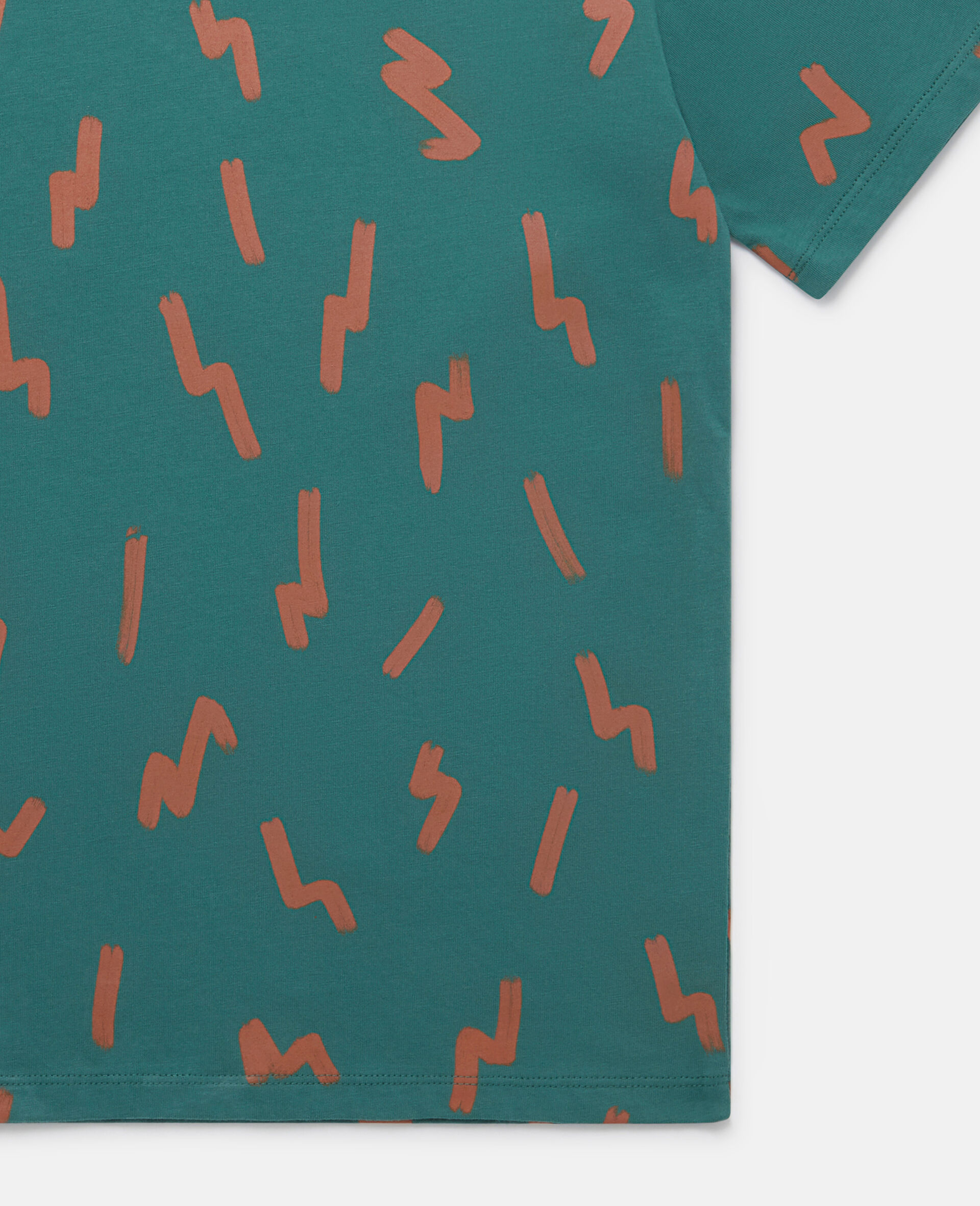 Lightning Strike Bear Pocket T-Shirt-Green-large image number 3