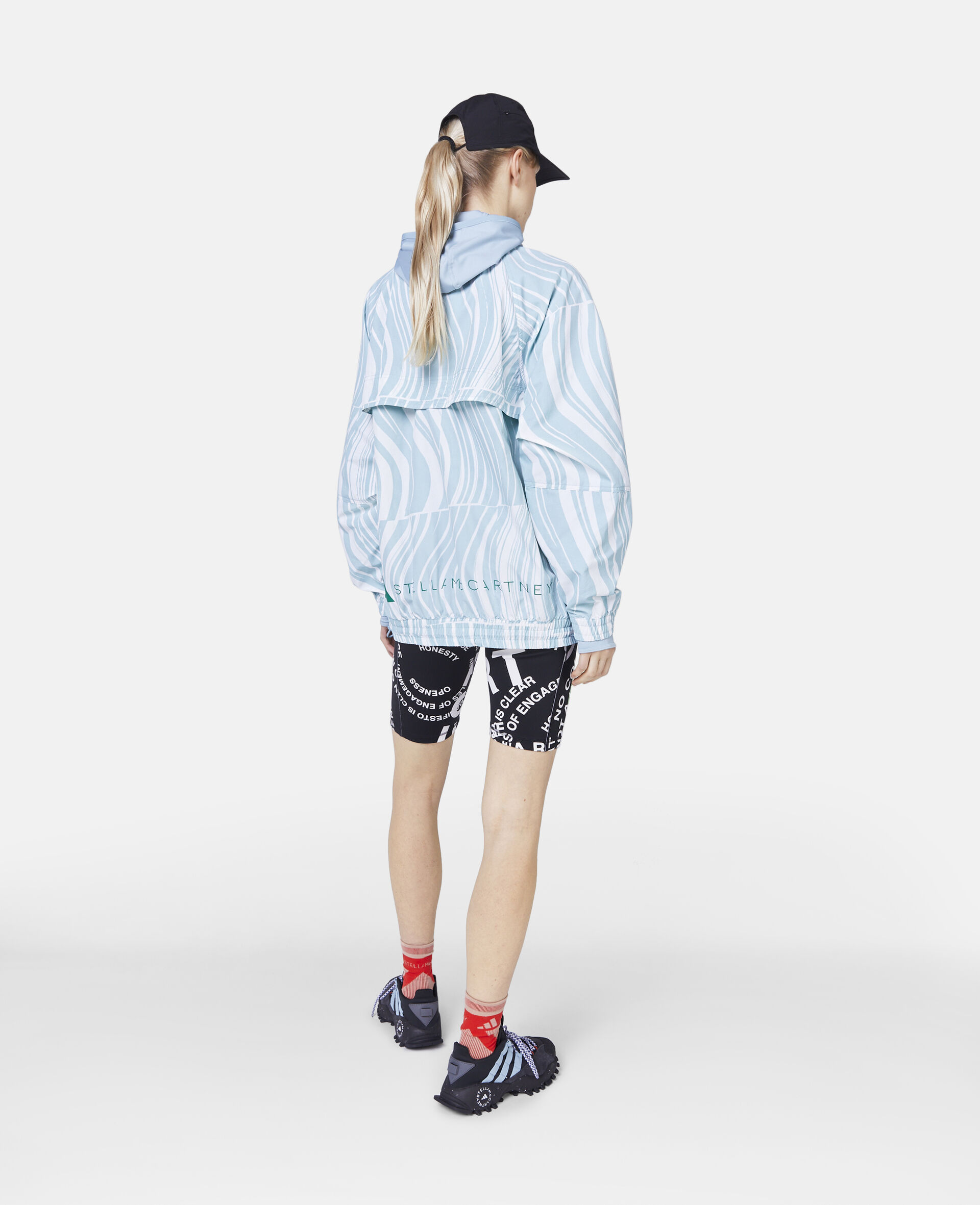 TrueCasuals Hover Float Print Woven Tracktop-White-large image number 2