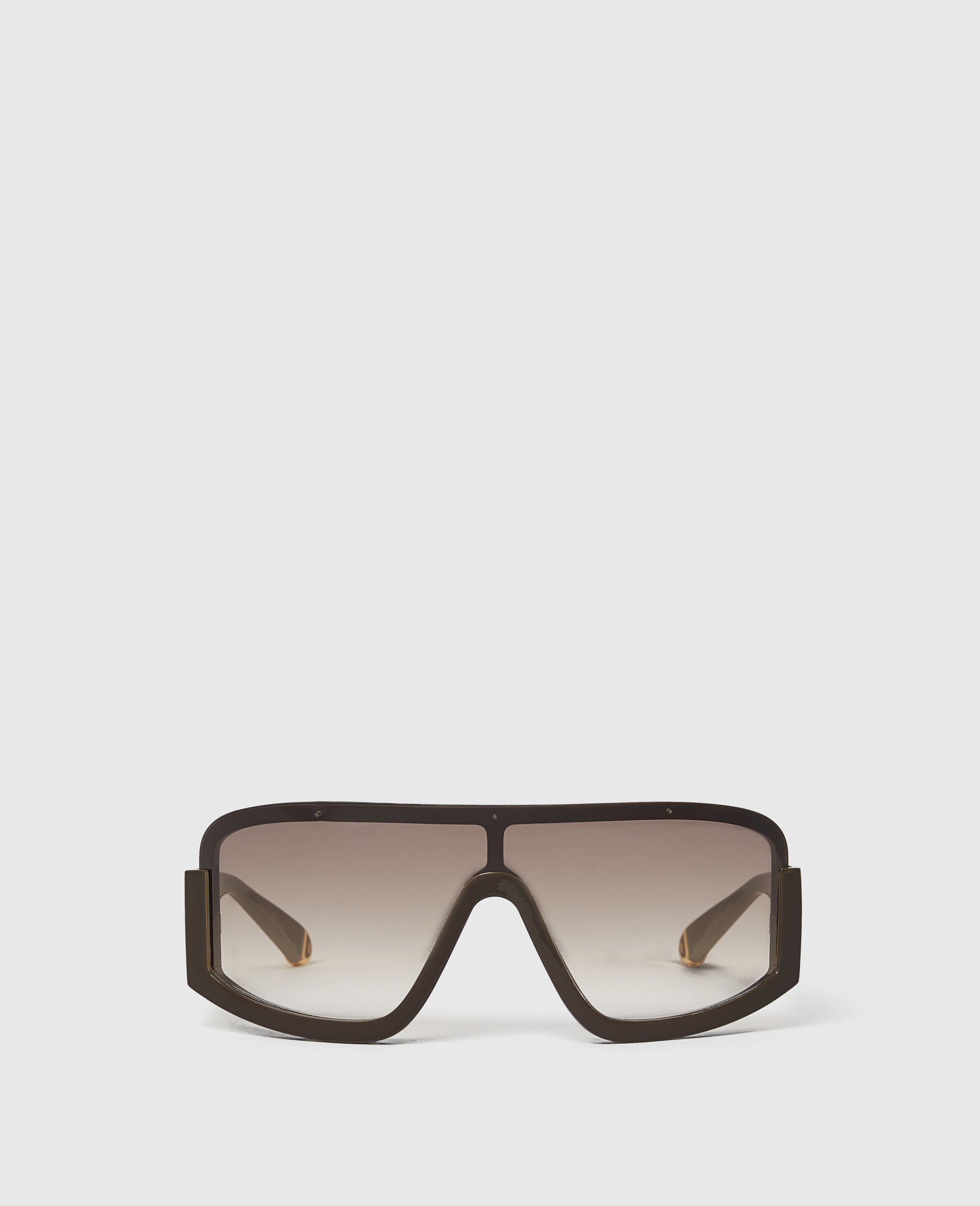 Klobige Sonnenbrille mit gerader Kante-Schwarz-large image number 0