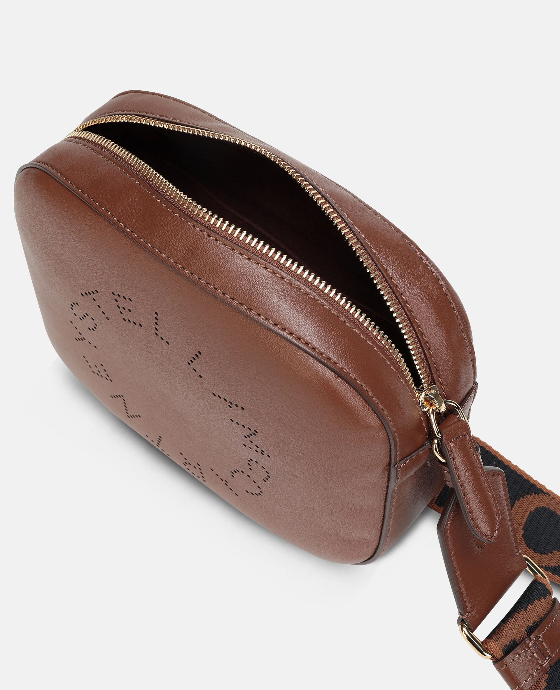 Stella Logo Mini Bag-Brown-large Stella Logo Mini Bag-Brown-large image number 3