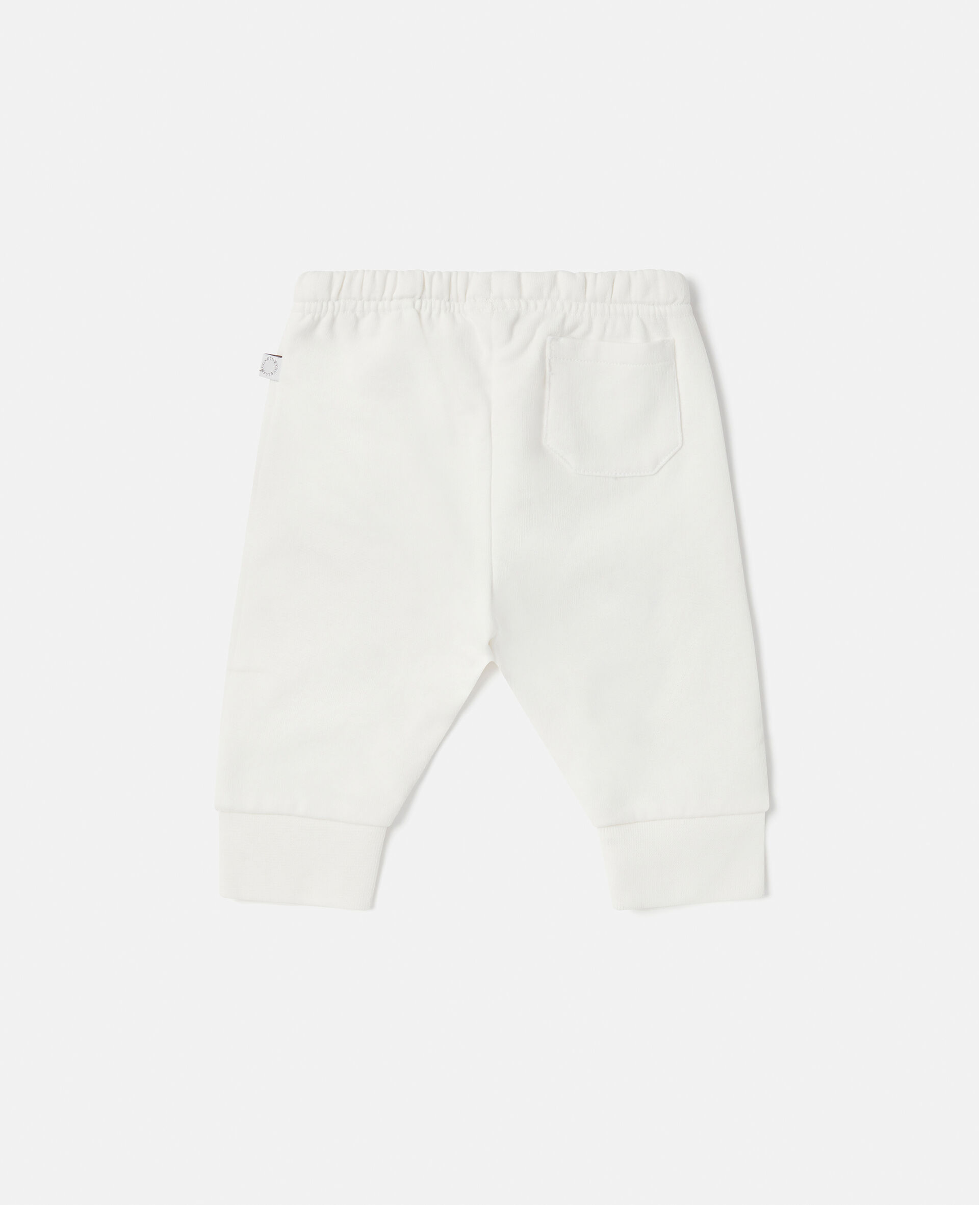 Heart Patch Joggers-White-large image number 2
