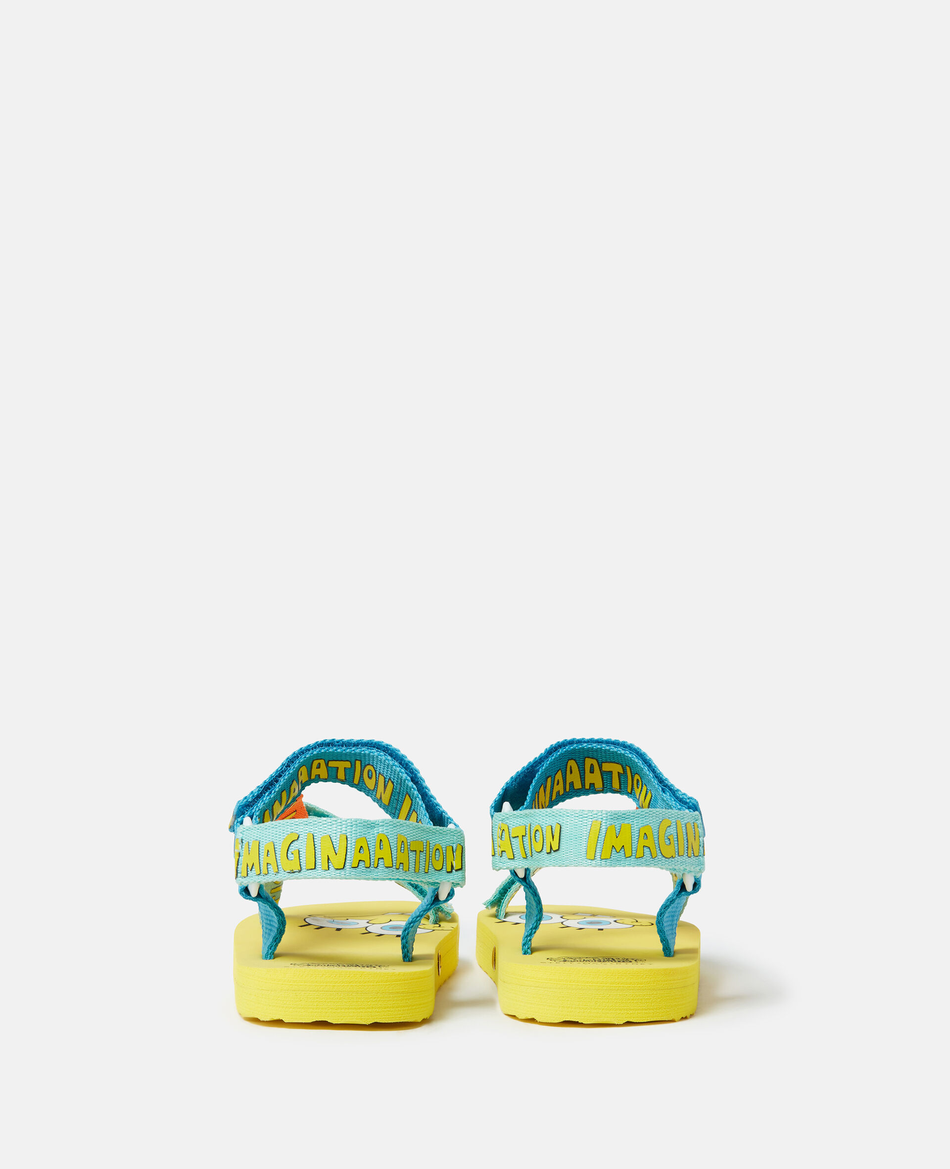 SpongeBob Graphic Sandals-Yellow-large image number 2