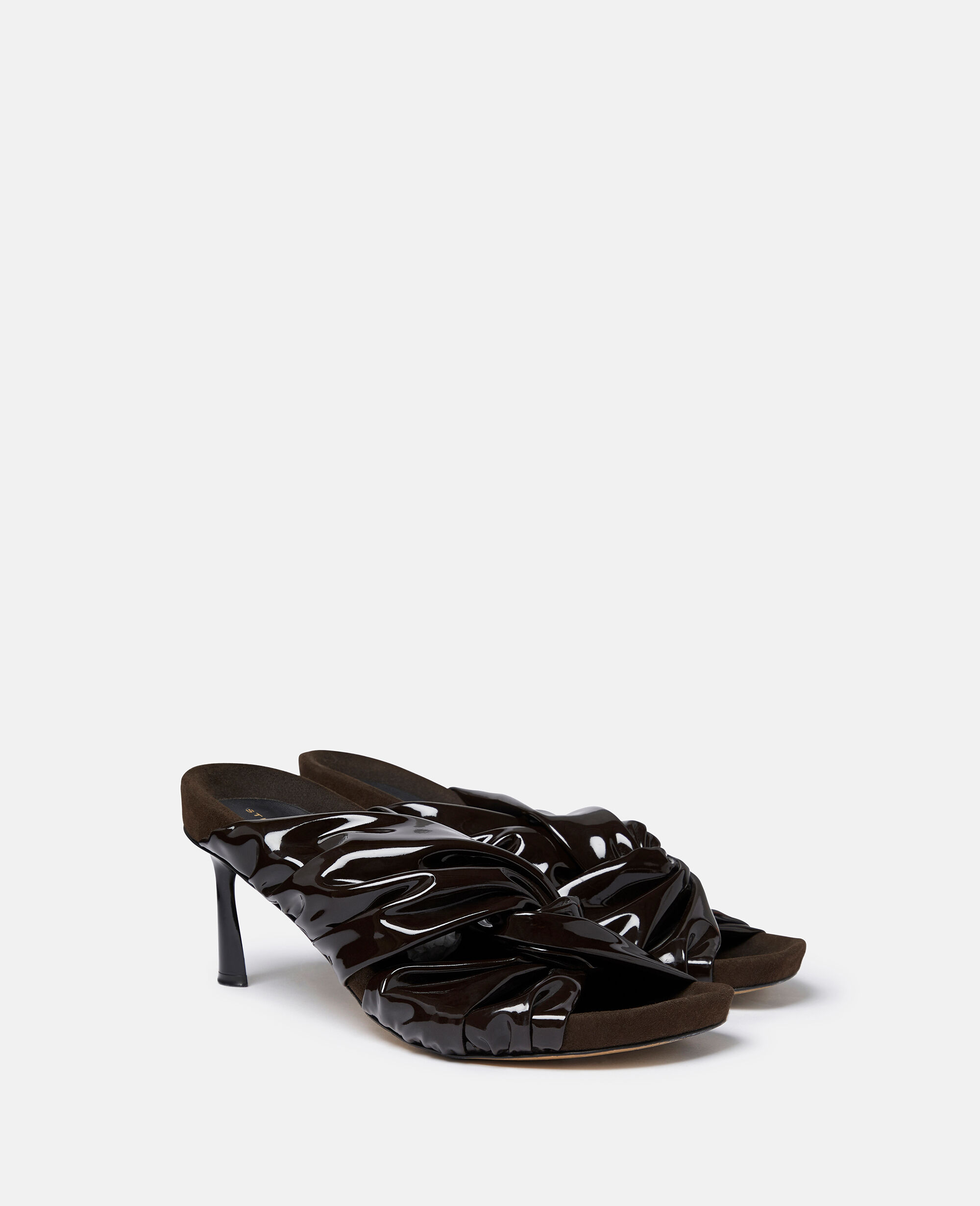 Women Ebony black Terra Twisted Alter Mat Mules Stella McCartney GB