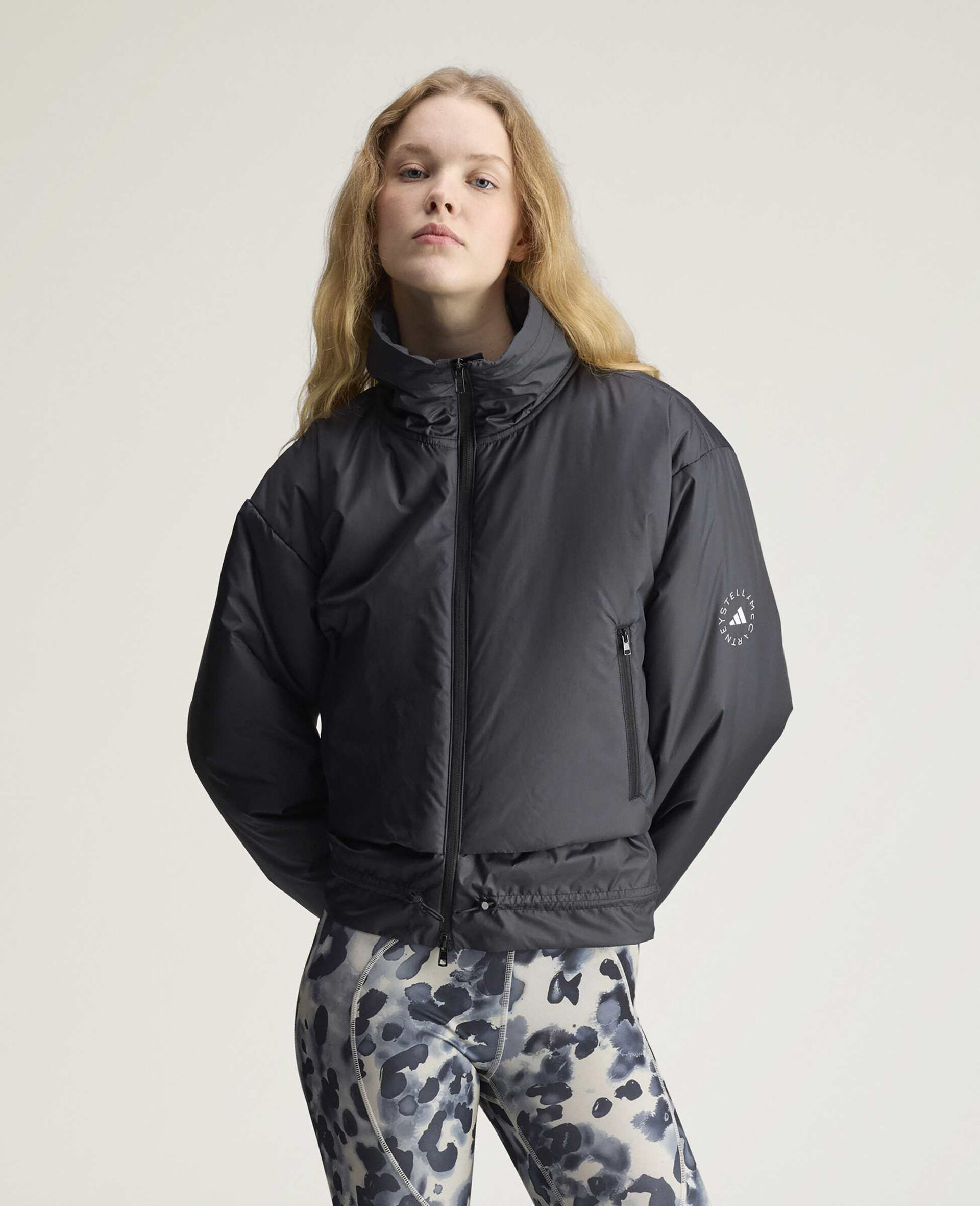 Padded Liner Jacket-Black-medium