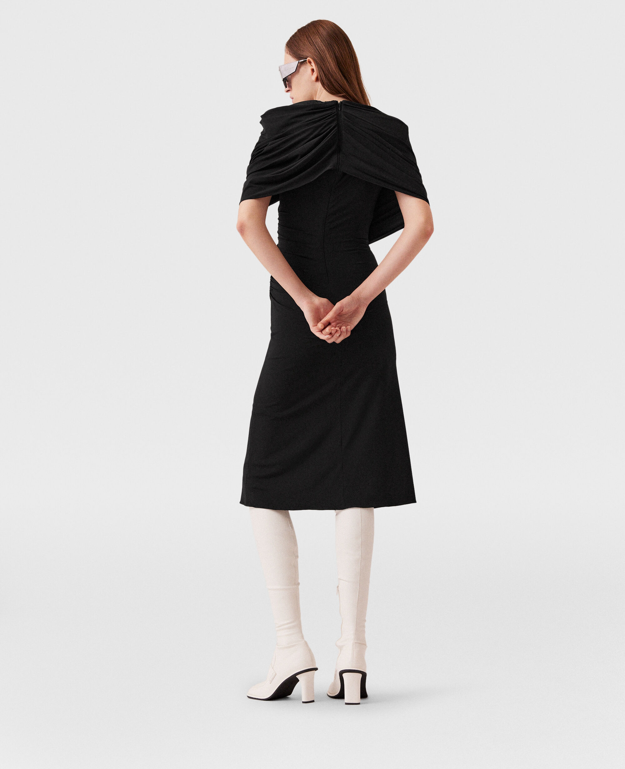 パーティードレス Stella McCartney 6A0157 3AU354 1000 Dresses Black Stella Mccartney Dresses | Stella Mccartney Black Mesh Dress