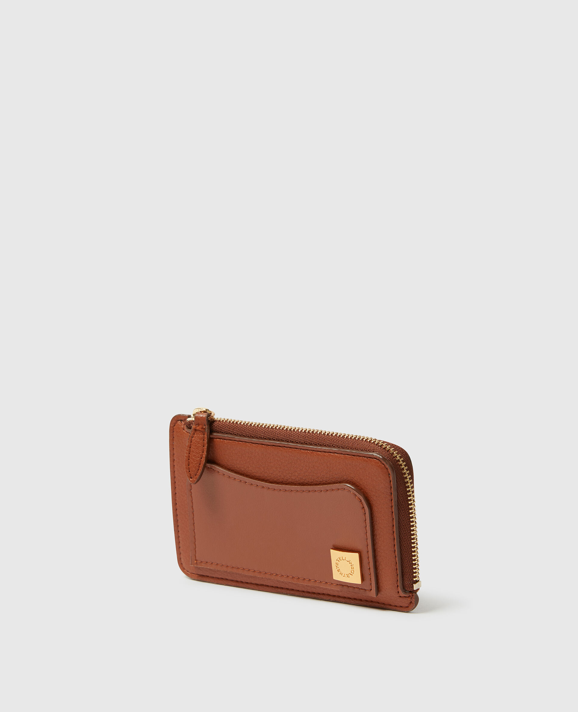 Ryder Zipper Cardholder-Brown-medium