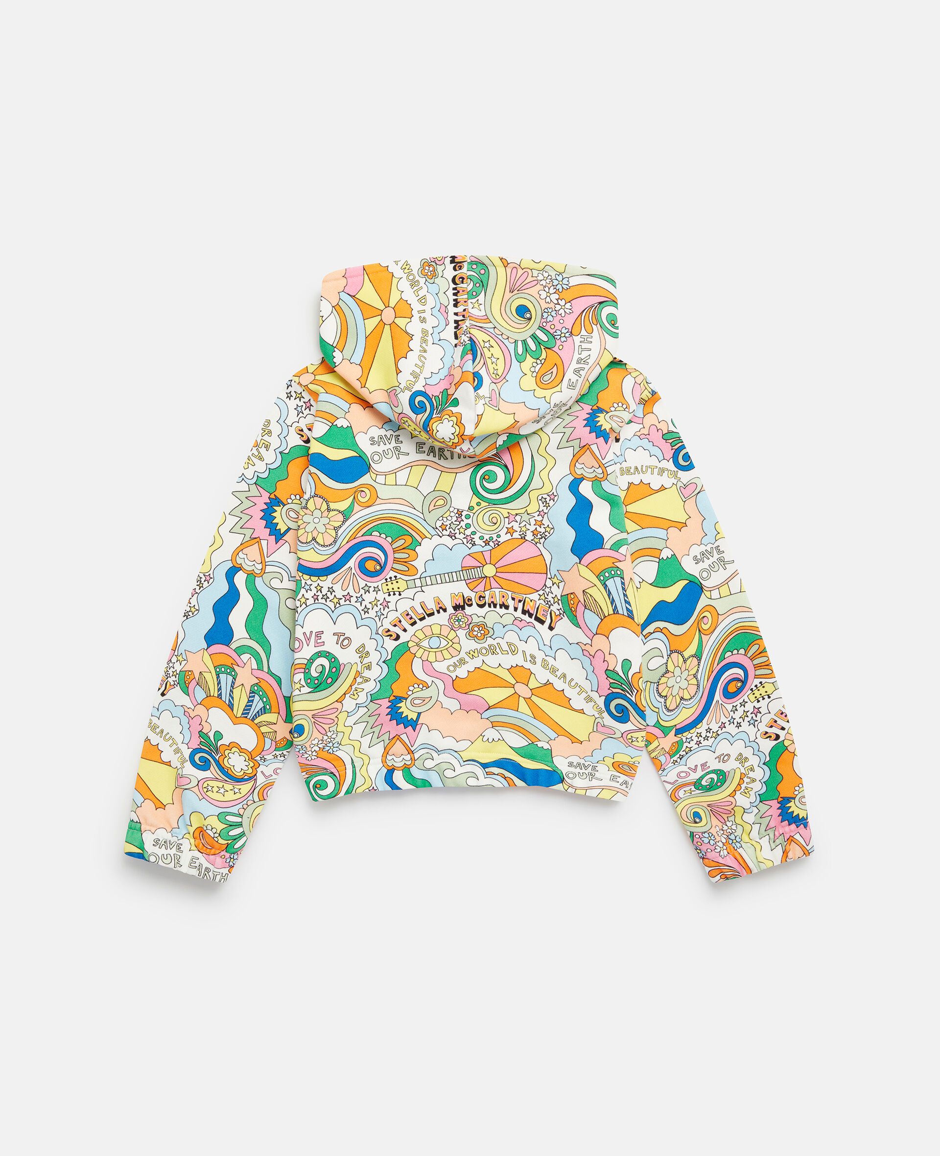 'Love to Dream' Print Hoodie-White-large image number 2