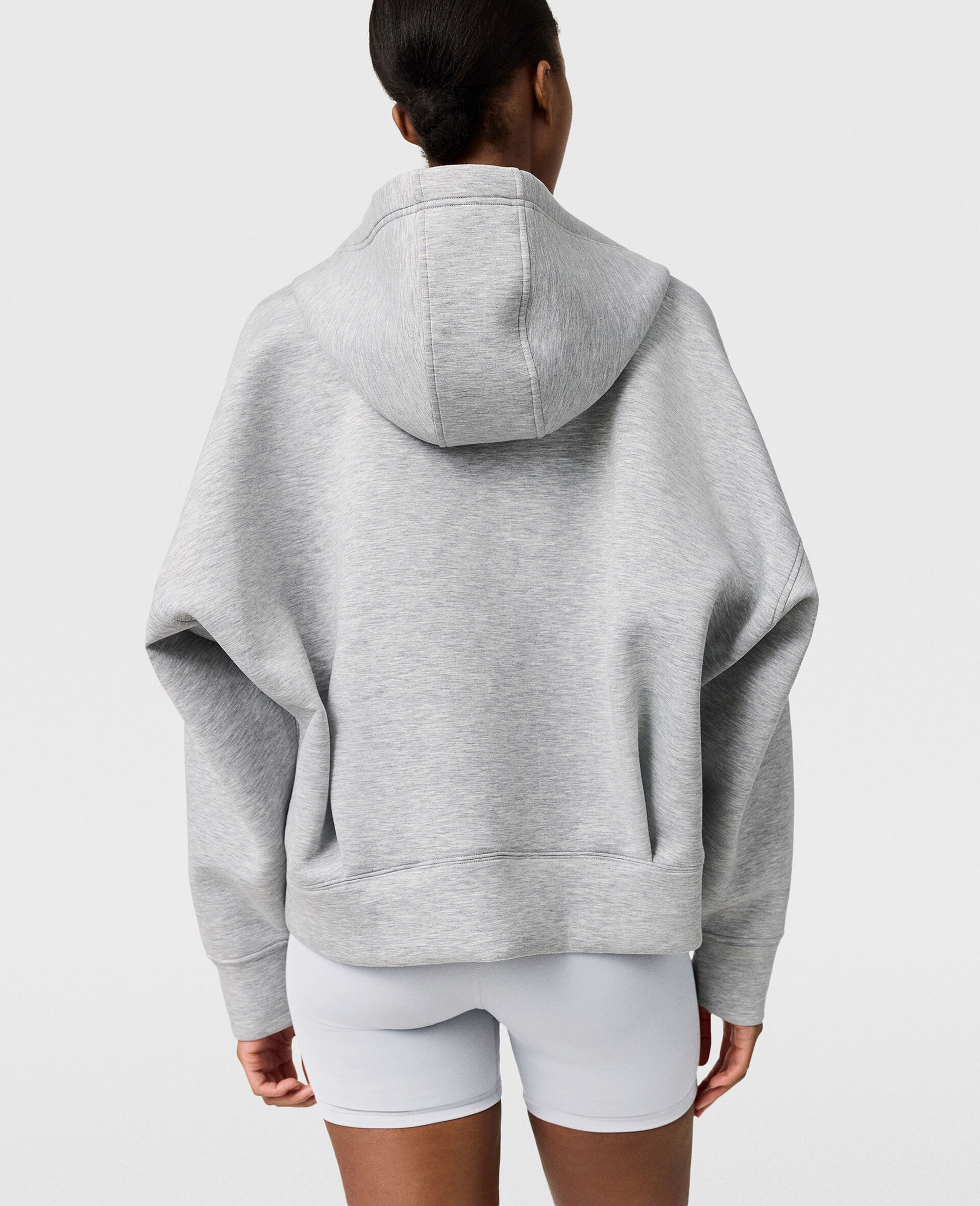 Logo Scuba Hoodie-Grey-large image number 4