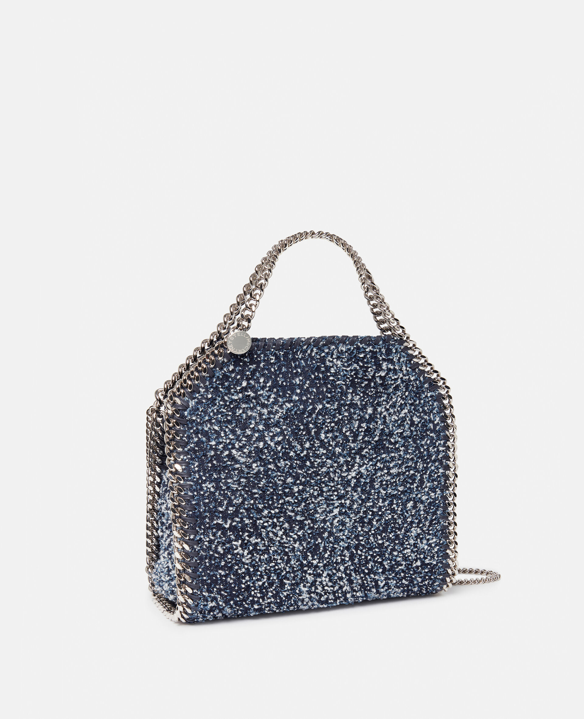 Falabella Mini Boucl&eacute; Tote Bag-Blue-large image number 1