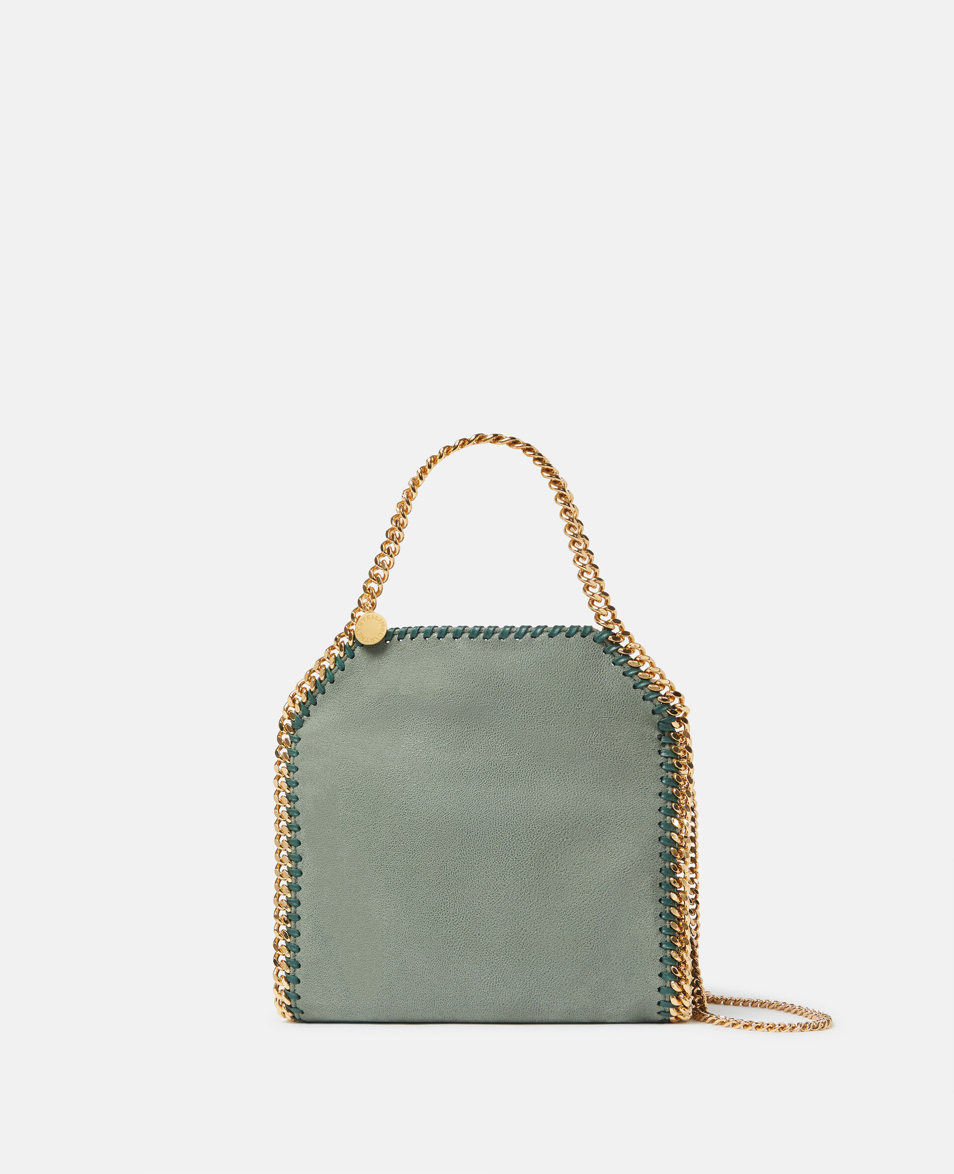 Falabella Tiny Tote Bag-Green-medium