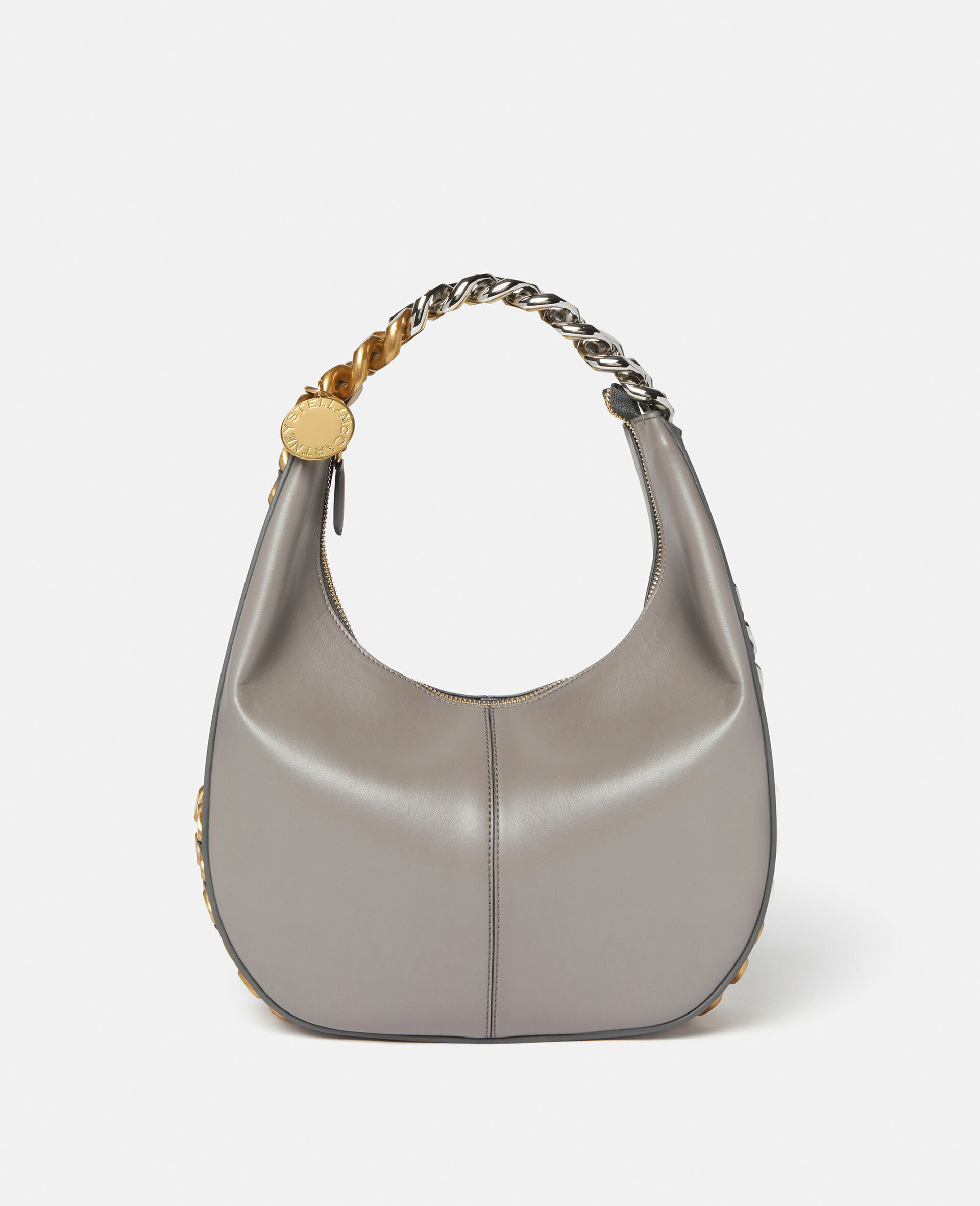 Frayme小号拉链肩背包-黑色-large image number 0