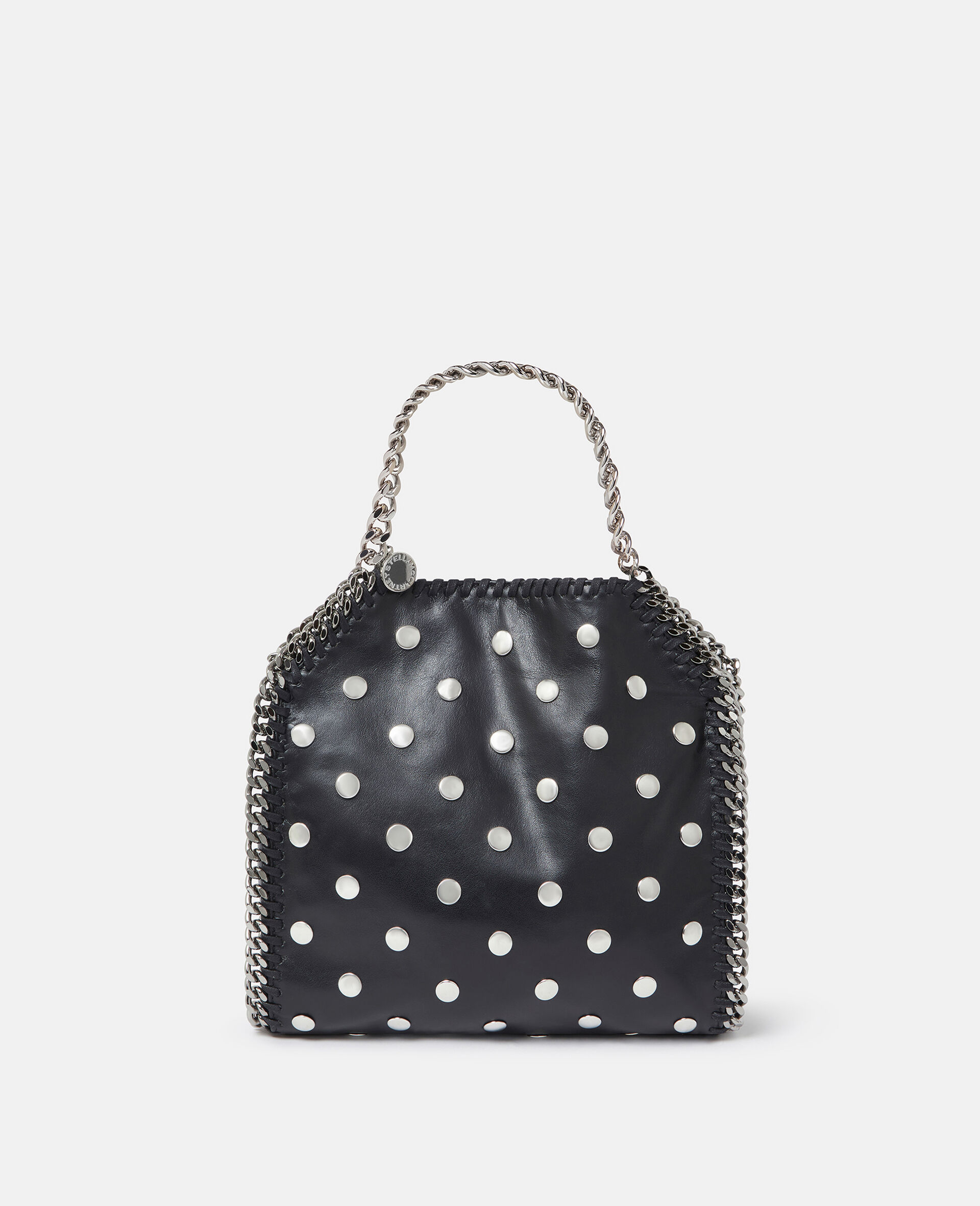 Studded Falabella Mini Tote Bag-Black-large image number 0
