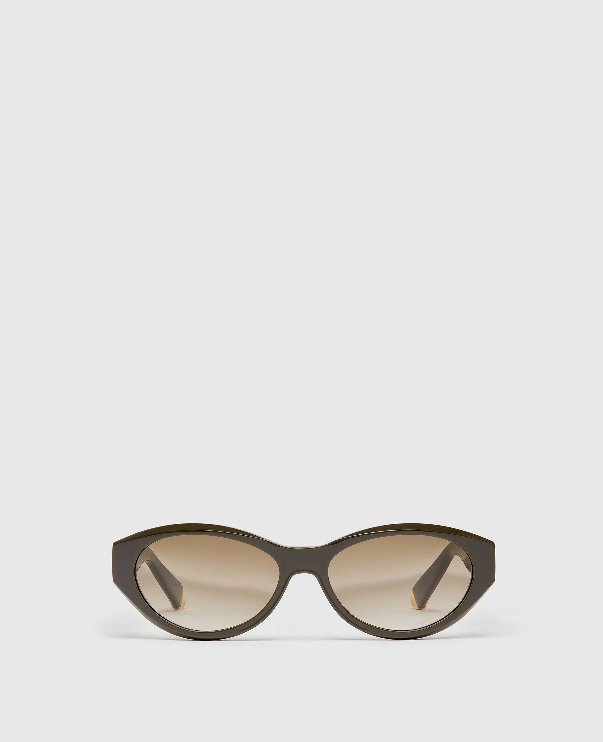 Logo Oval Sunglasses-Green-medium