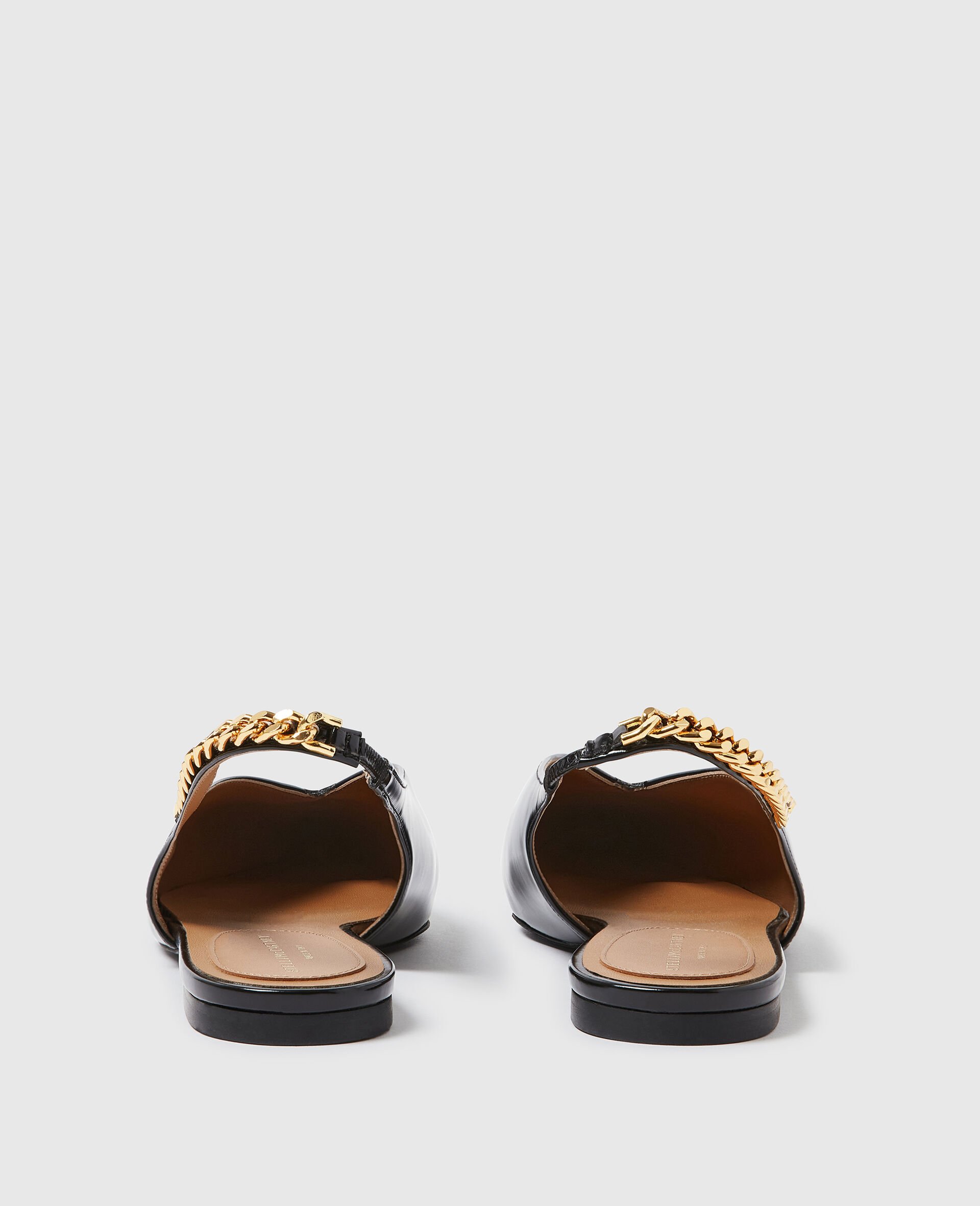 Chaussures plates a bride arriere Falabella-Noir-large image number 3