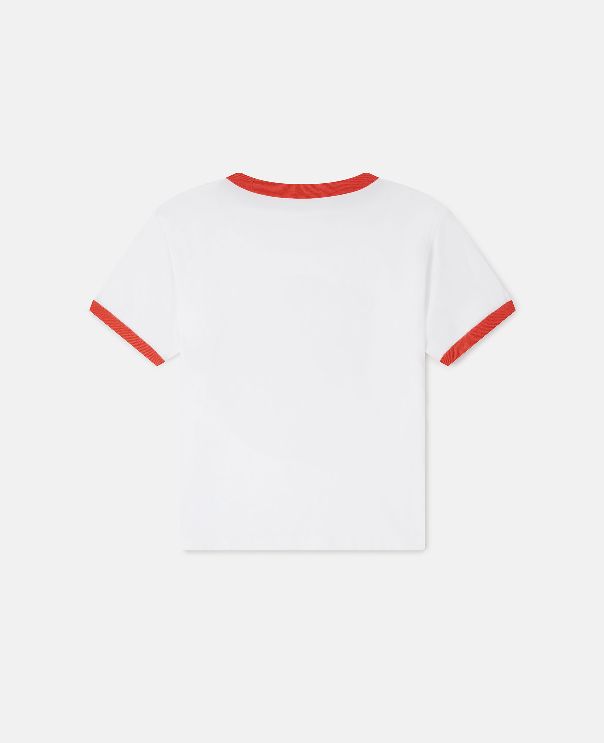 T-Shirt mit Logo-Grafik-Weiß-large image number 2