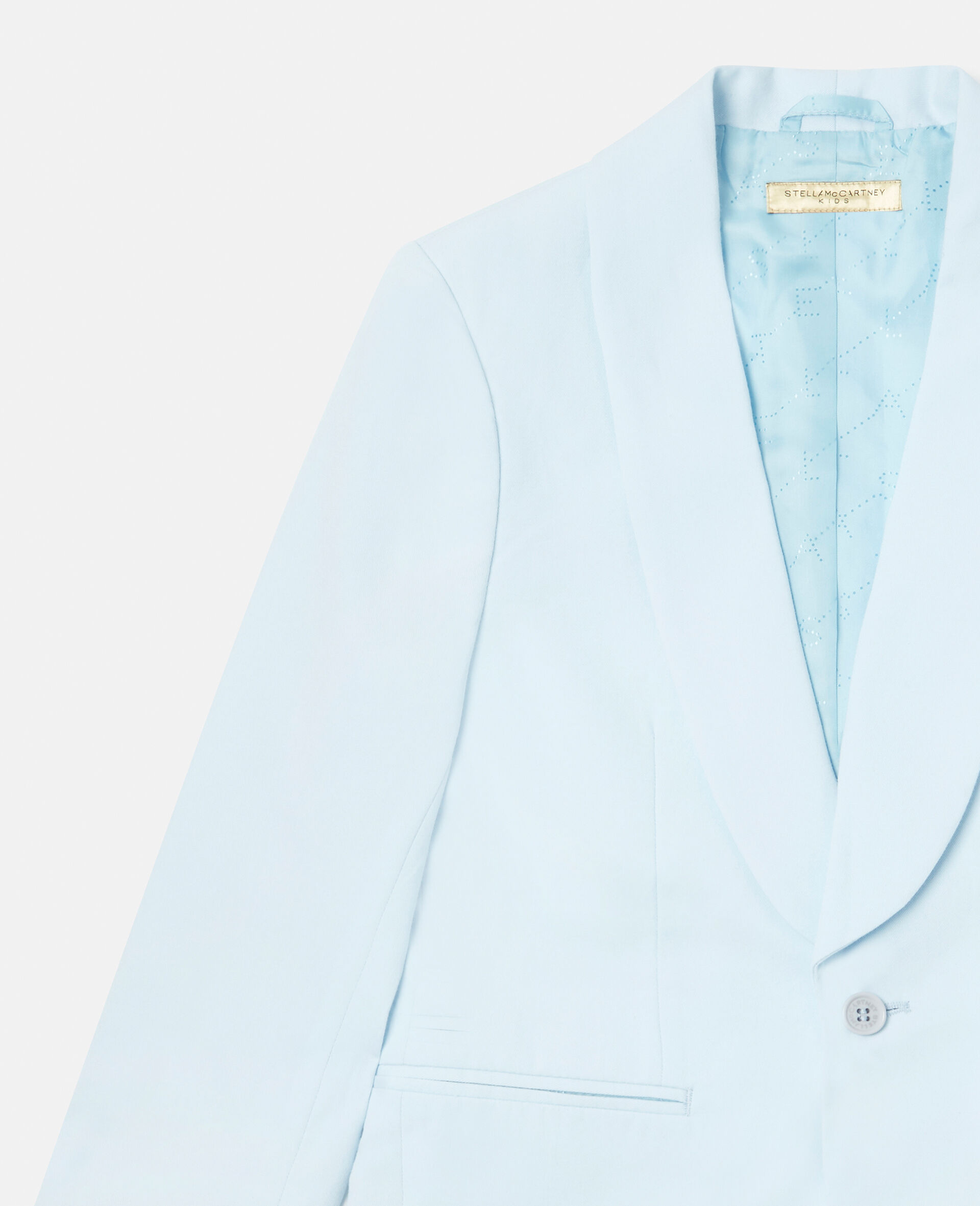 Logo Lining Blazer-Blue-large image number 1