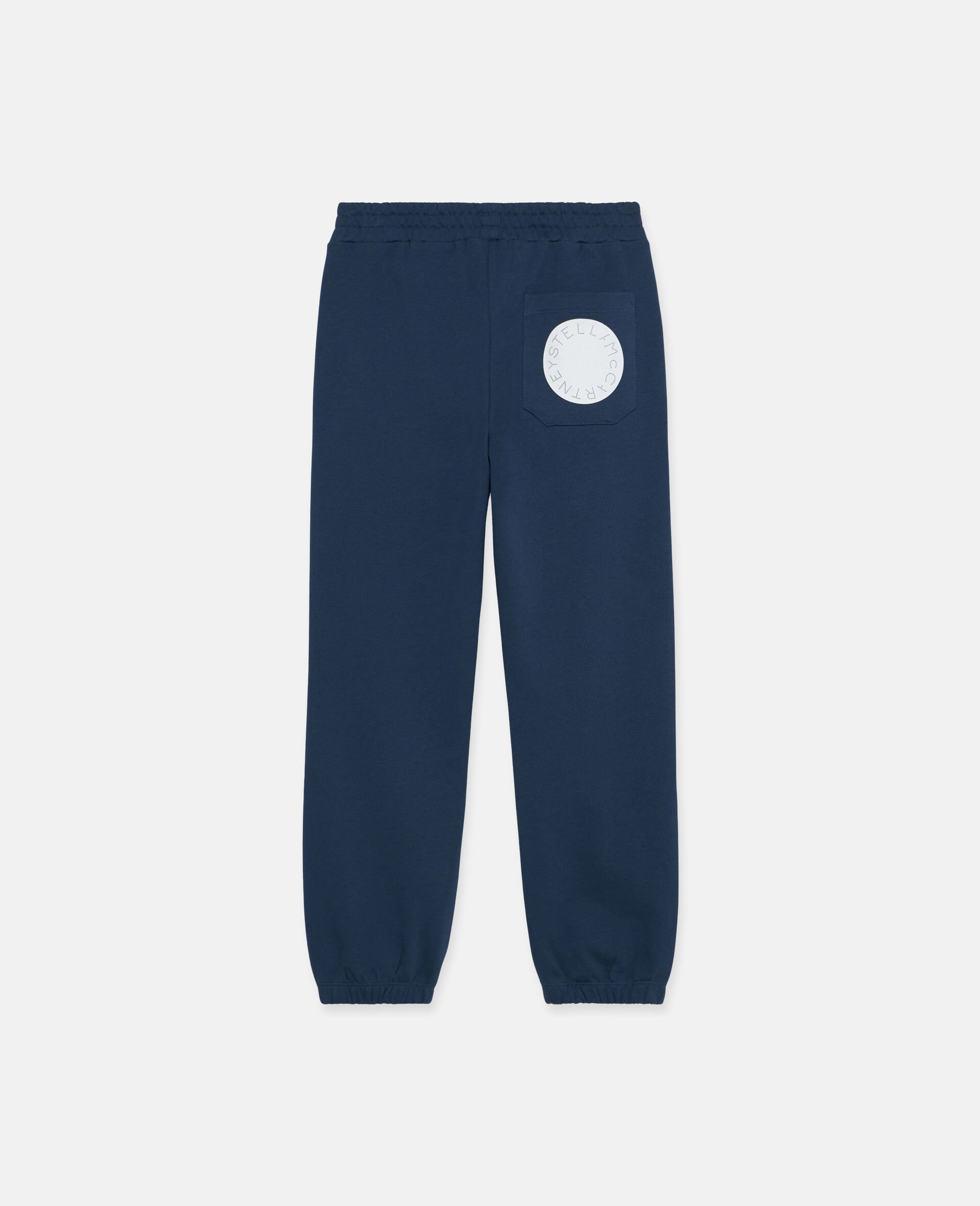 Jogginghose mit Logoscheibe-Blau-large Jogginghose mit Logoscheibe-Blau-large image number 1