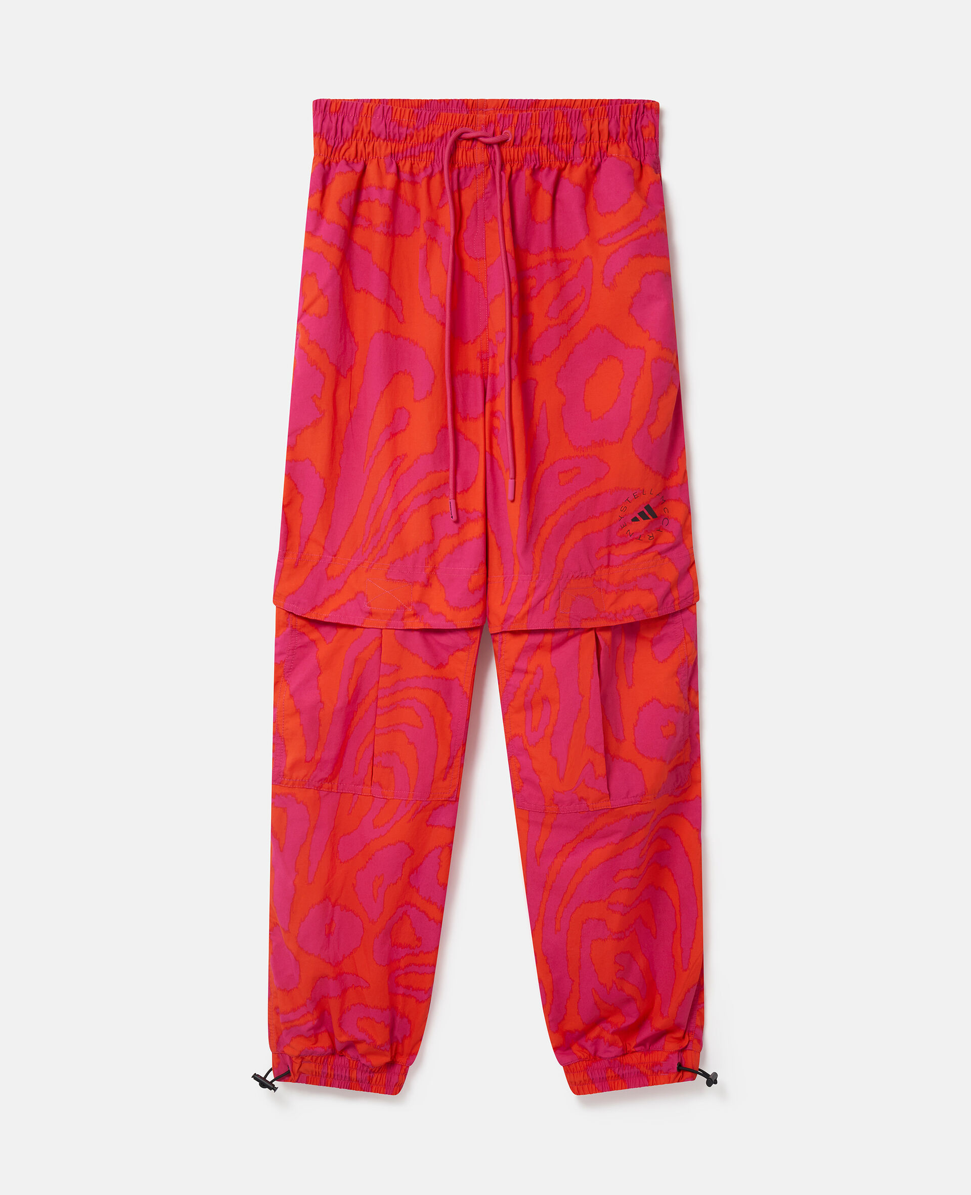 TrueCasuals豹纹梭织运动长裤-Multicolored-medium