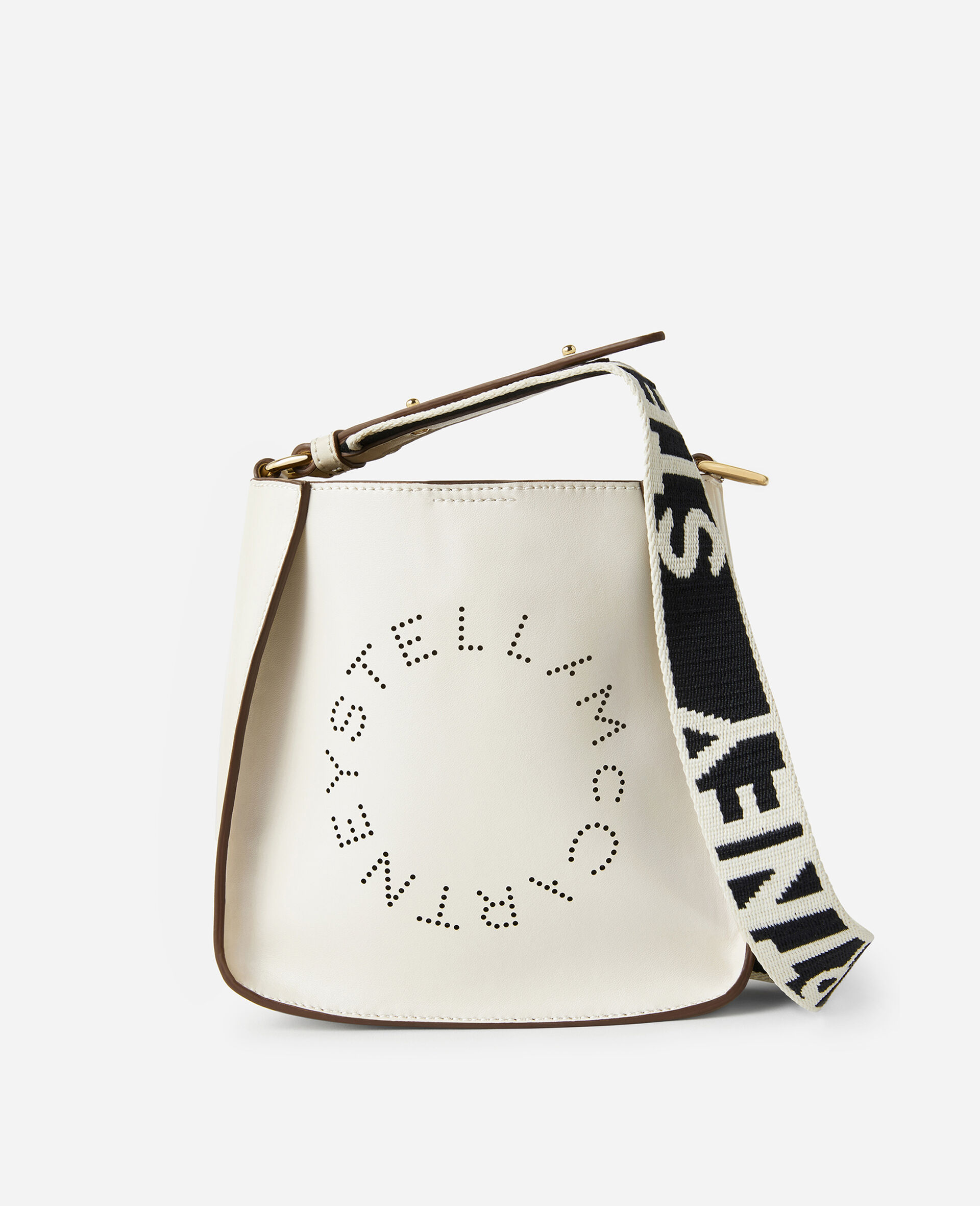 Mini-sac porté épaule logo Stella -Noir-large image number 0