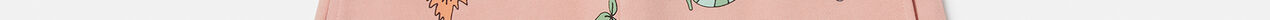 Woodland Print Drawstring Shorts-Pink-medium