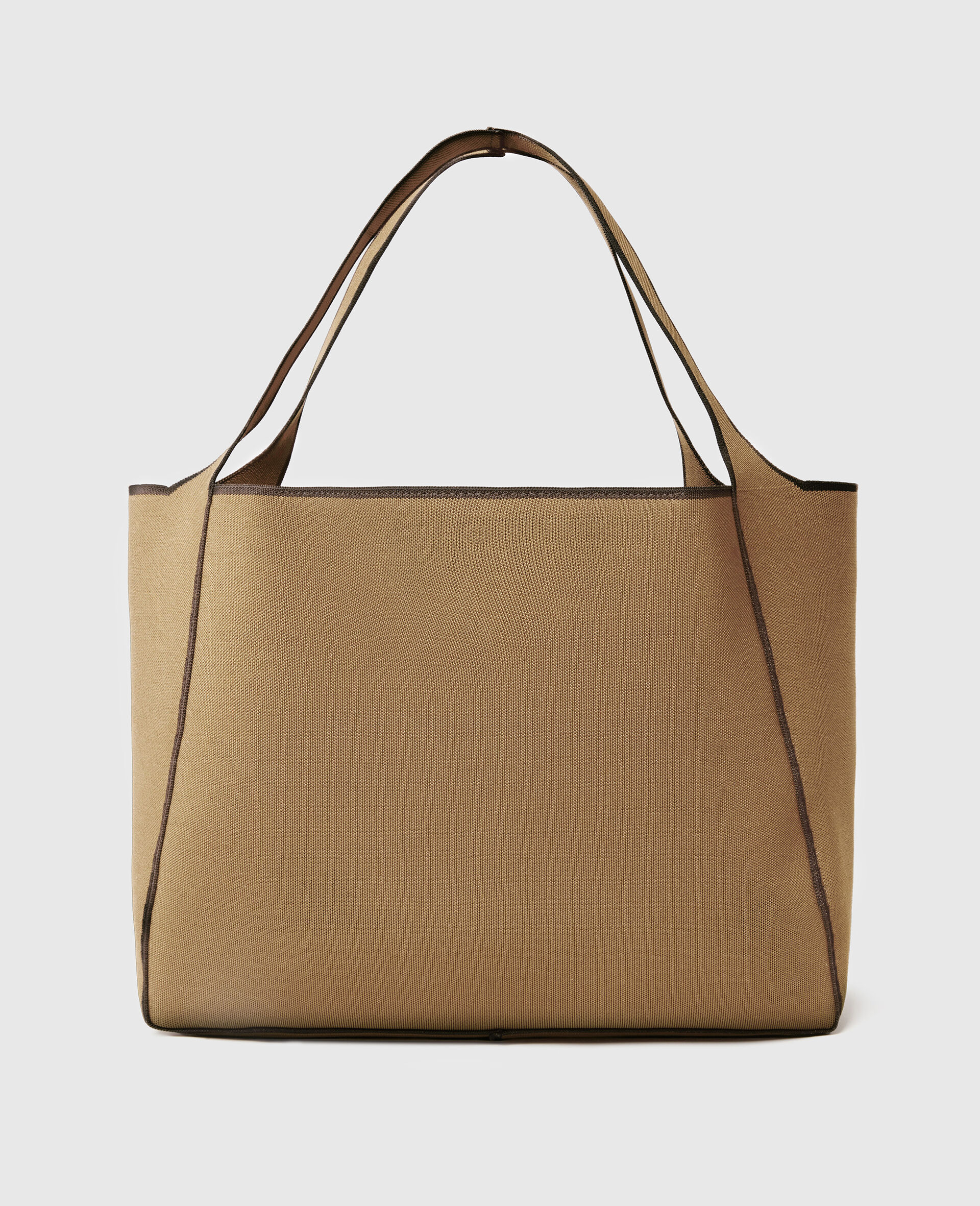 Logo Square Tote Bag-Beige-large image number 2