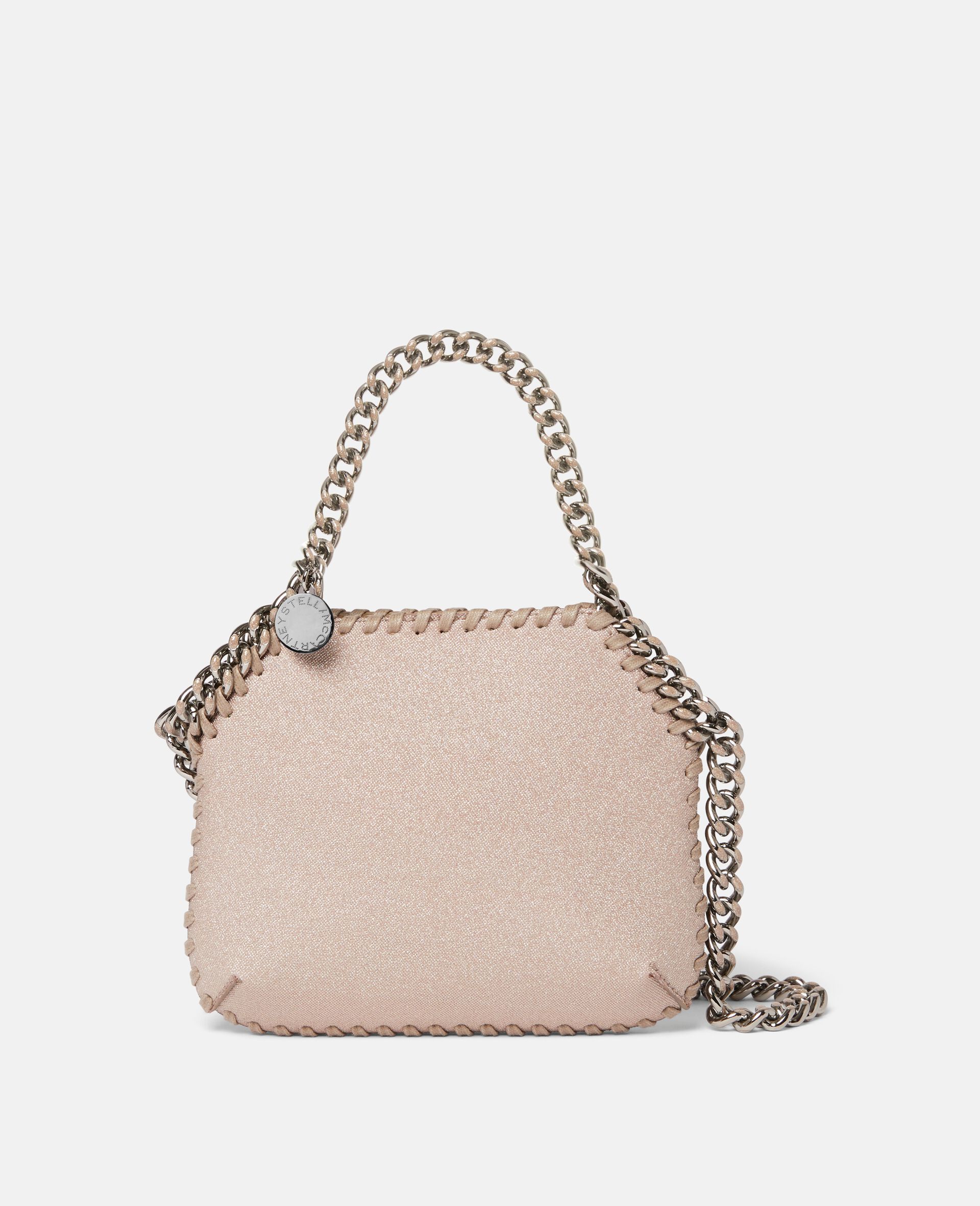 Falabella Glitter Mini Shoulder Bag -Pink-large