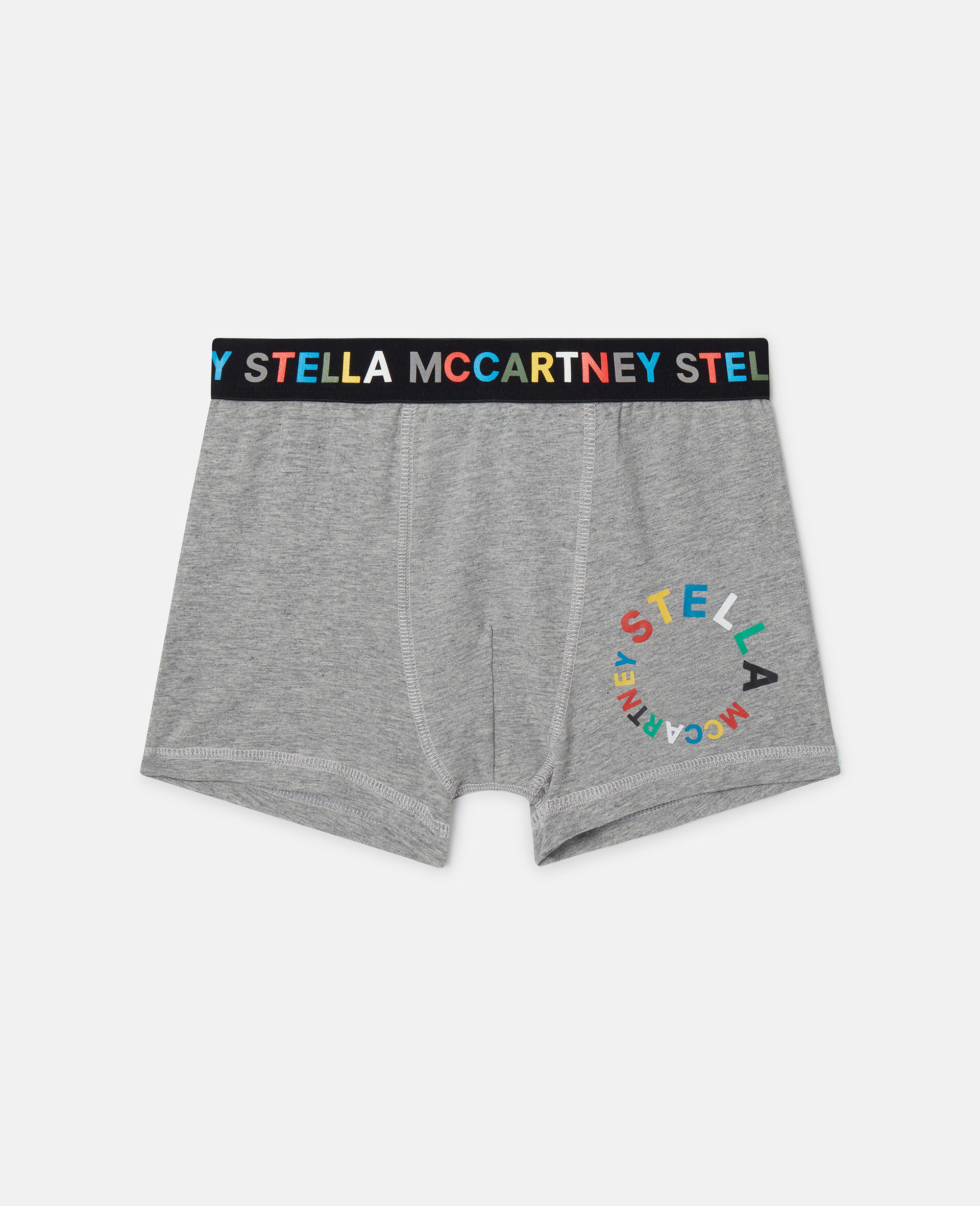 2 Pack of Logo Boxers-Multicolour-model