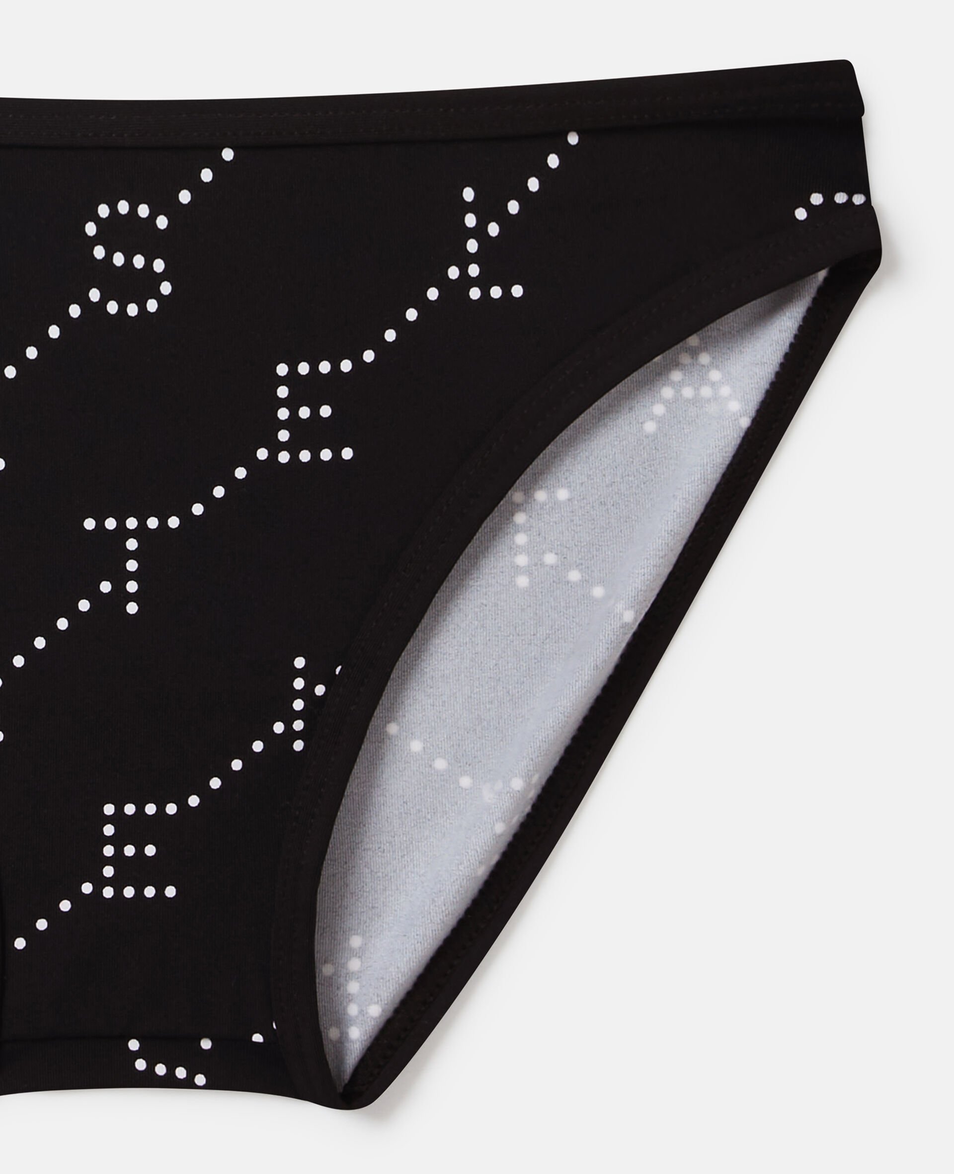 Logo Print Bikini -Black-large image number 3