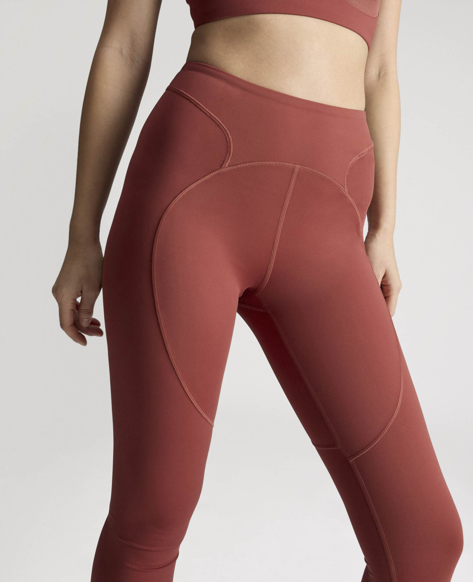 TruePurpose Training 7/8 Leggings-Red-large image number 2