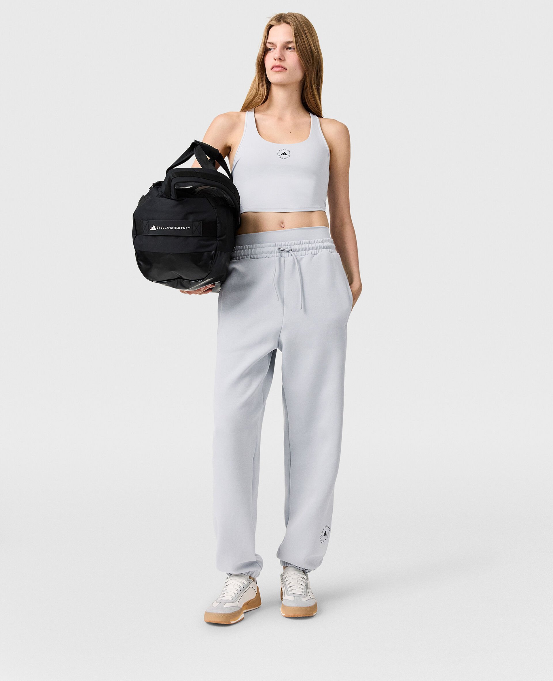 Logo Straight-Leg Joggers-Grau-model