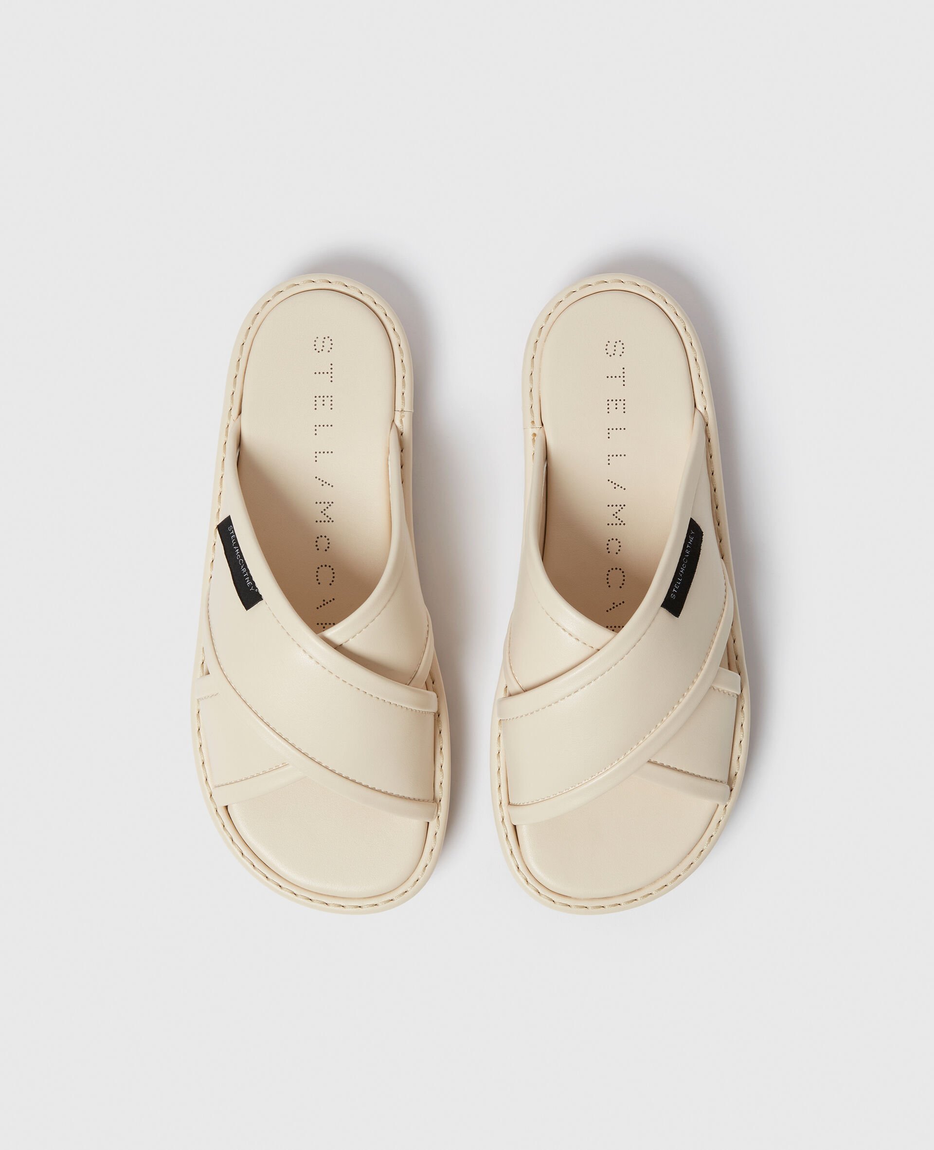 Sneak-Elyse扭转凉鞋-Cream-large Sneak-Elyse扭转凉鞋-Cream-large image number 3