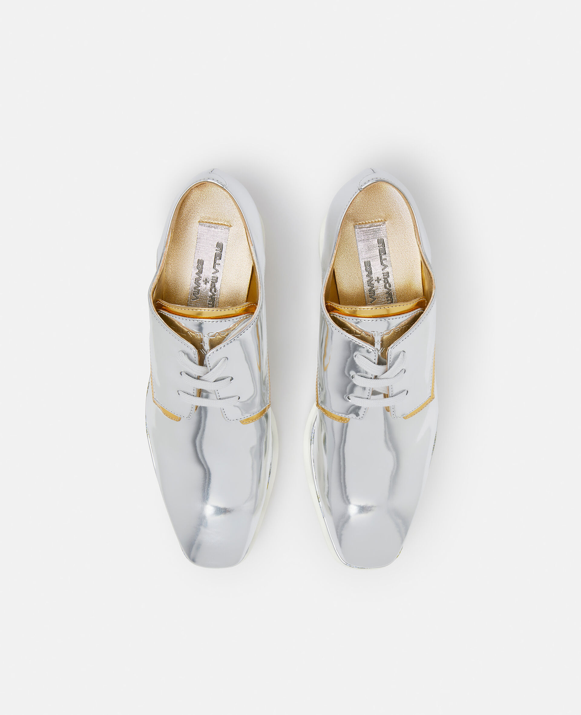 Elyse Metallic-Plateauschuhe mit Erdbeer-Print-Multicoloured-large image number 3