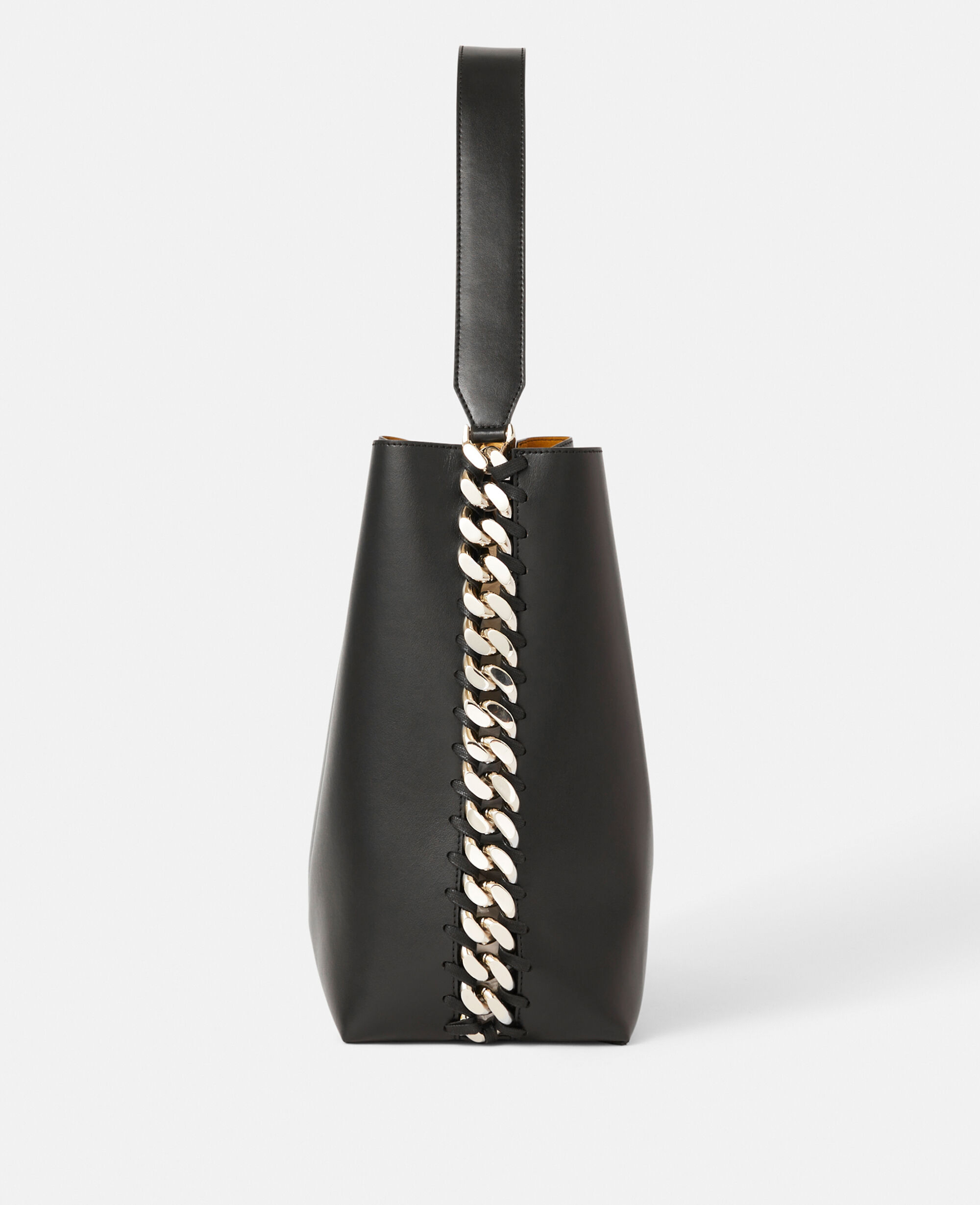 Women Black Frayme Tote Bag | Stella McCartney US
