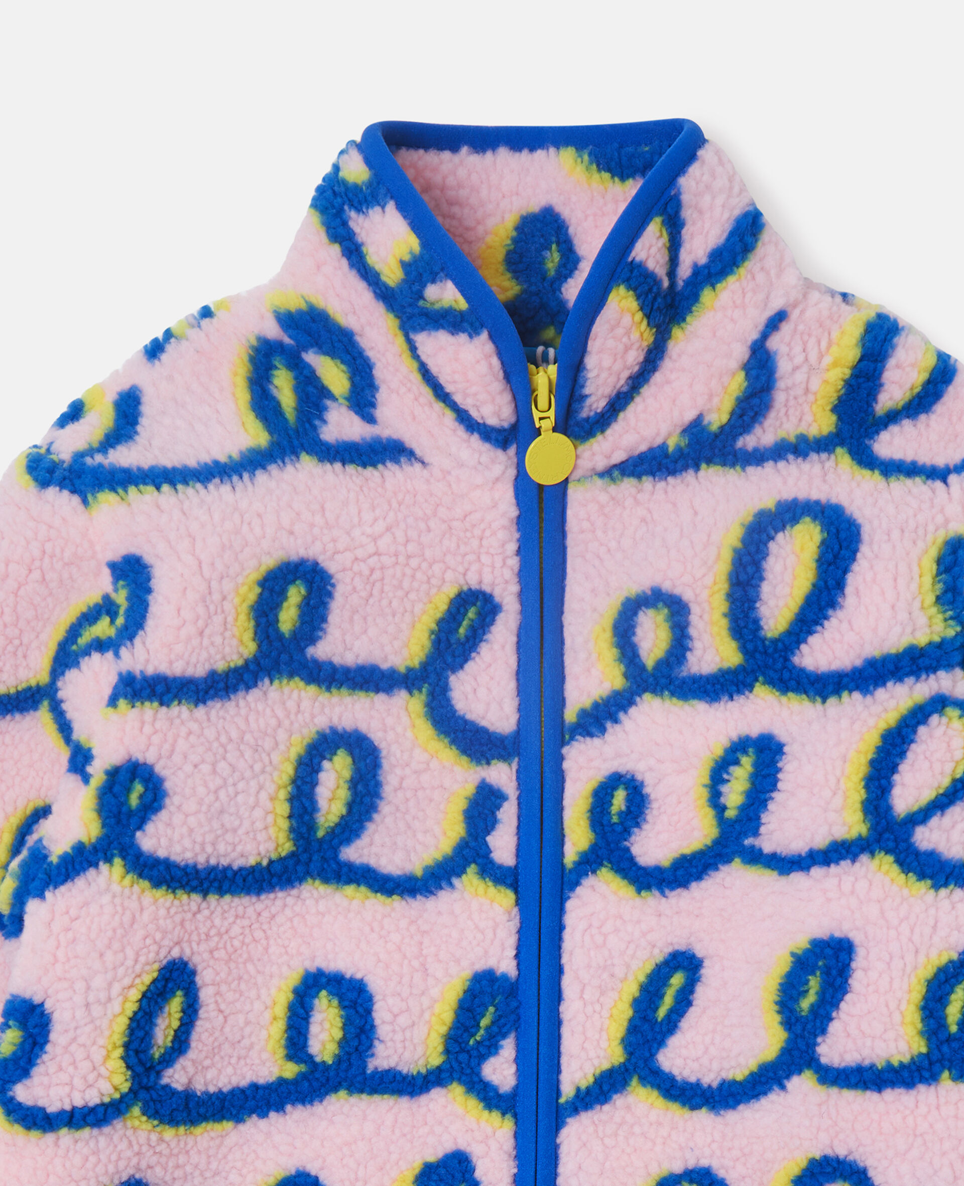 Swirling Pattern Fleece-Pink-medium Swirling Pattern Fleece-Pink-medium