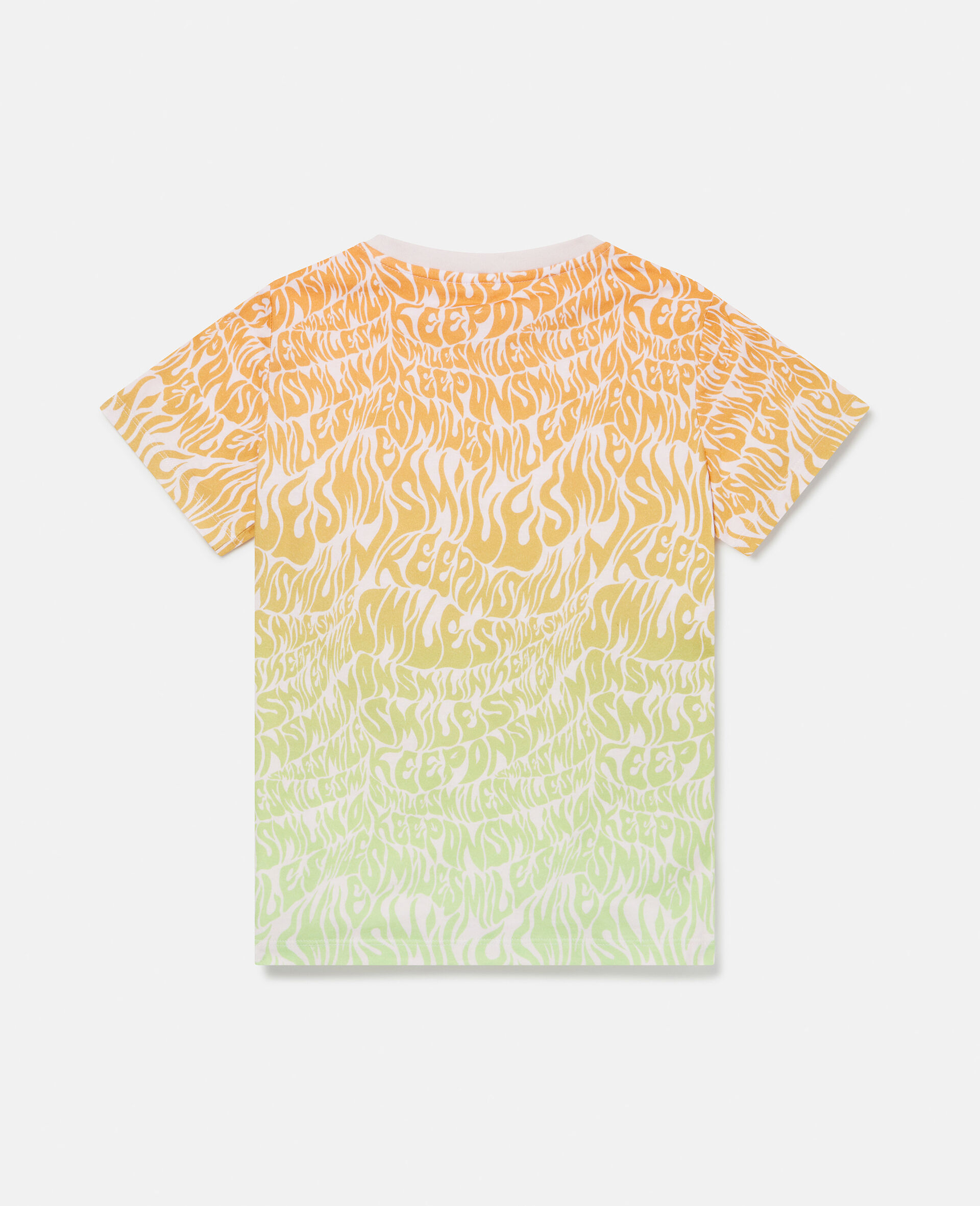 Keep Smiling Print Cotton T‐Shirt-Multicoloured-large image number 3
