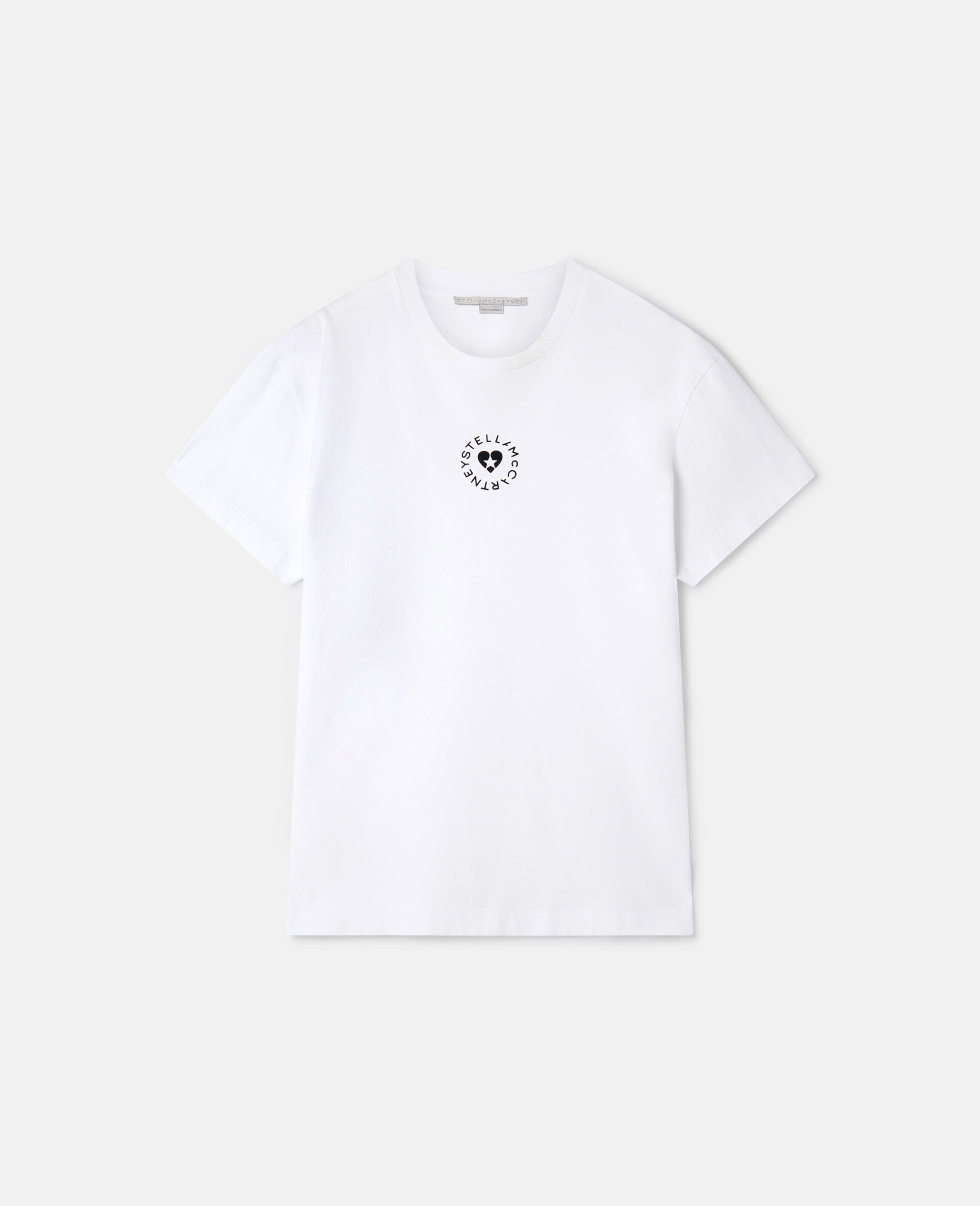 T-Shirt mit „Lovestruck“-Logo-Weiß-medium