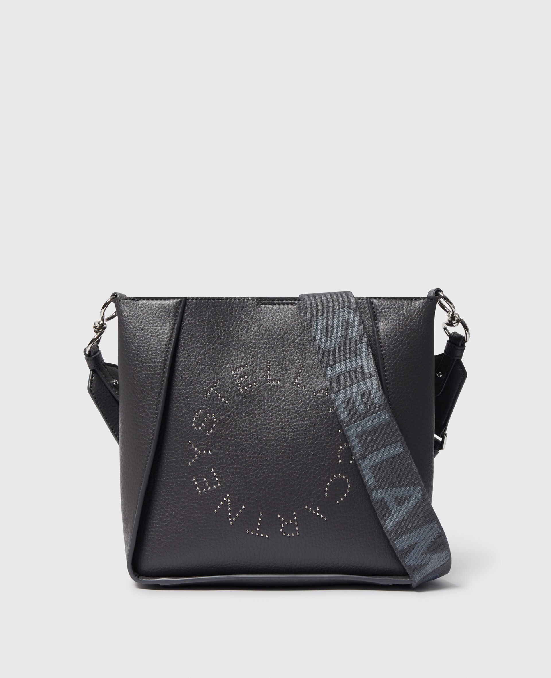 Logo Square Crossbody Bag-Grey-large image number 0
