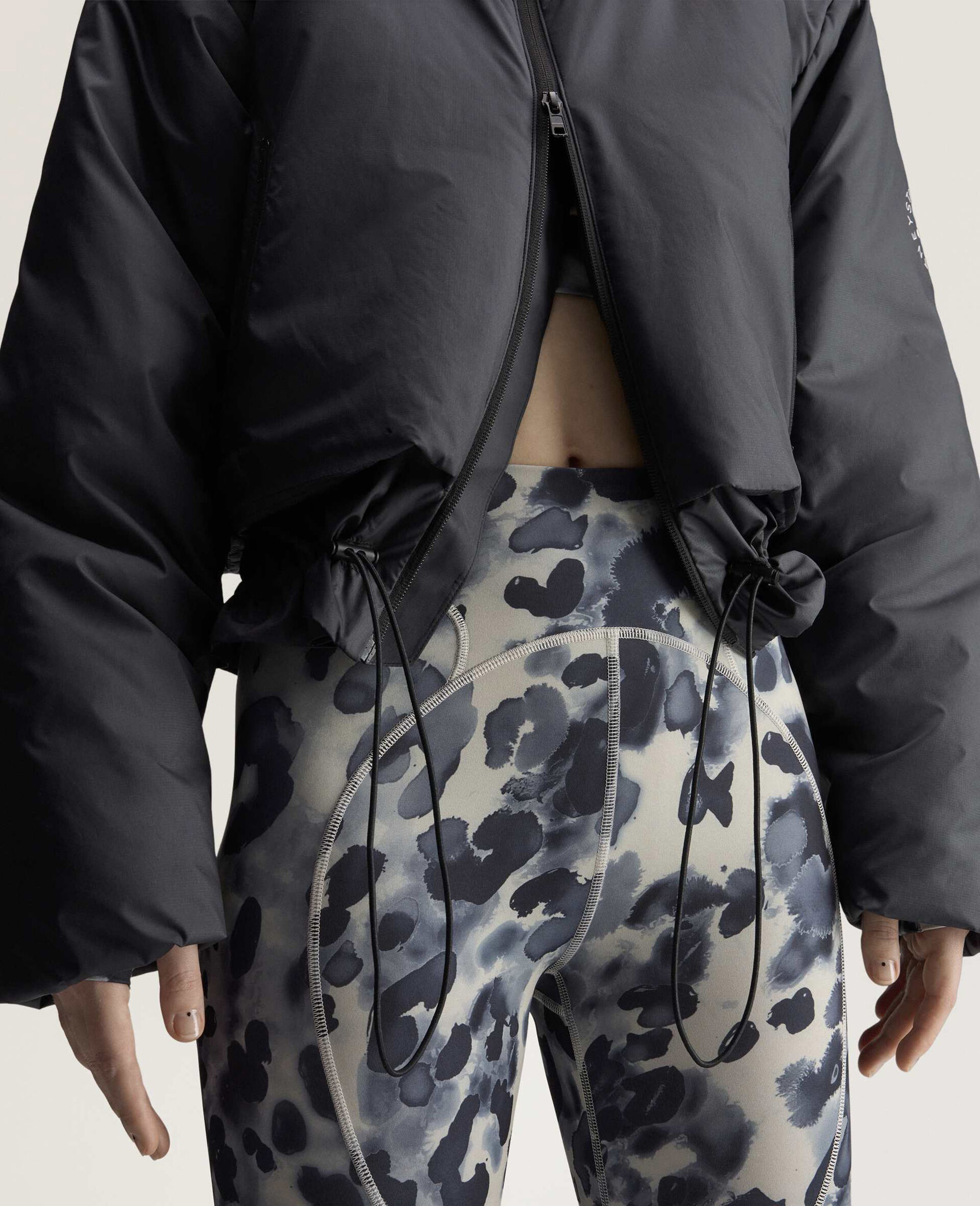 Padded Liner Jacket-Black-large image number 2