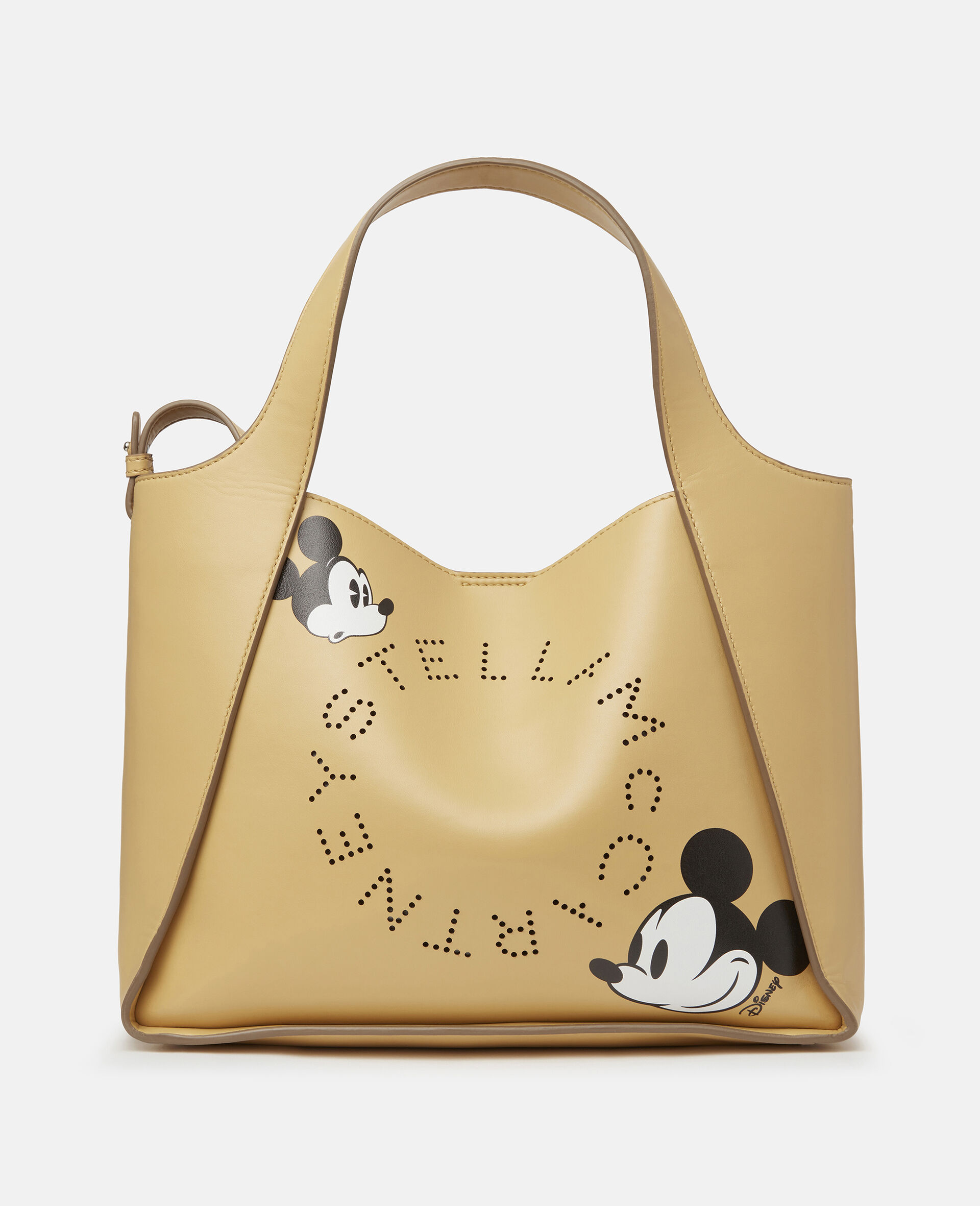 Fantasia Mickey Print Stella Logo Crossbody Bag-Yellow-large image number 0