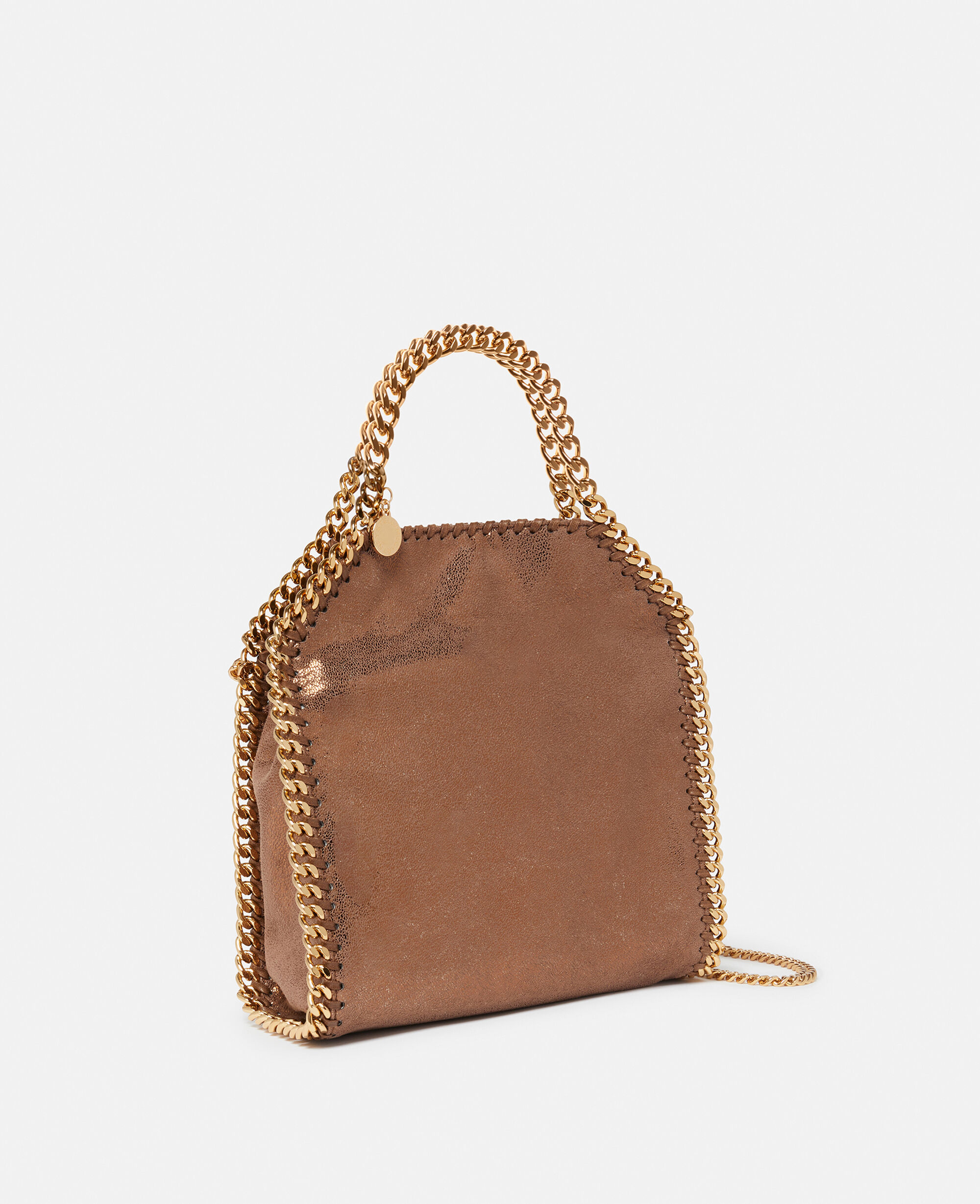 Women Bronze Falabella Mini Tote Bag | Stella McCartney US