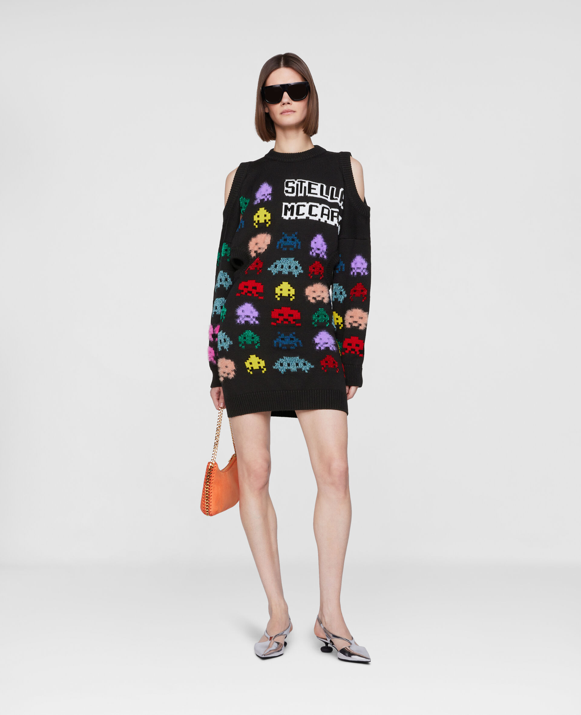 Gamer Knit Dress-Multicoloured-large image number 1