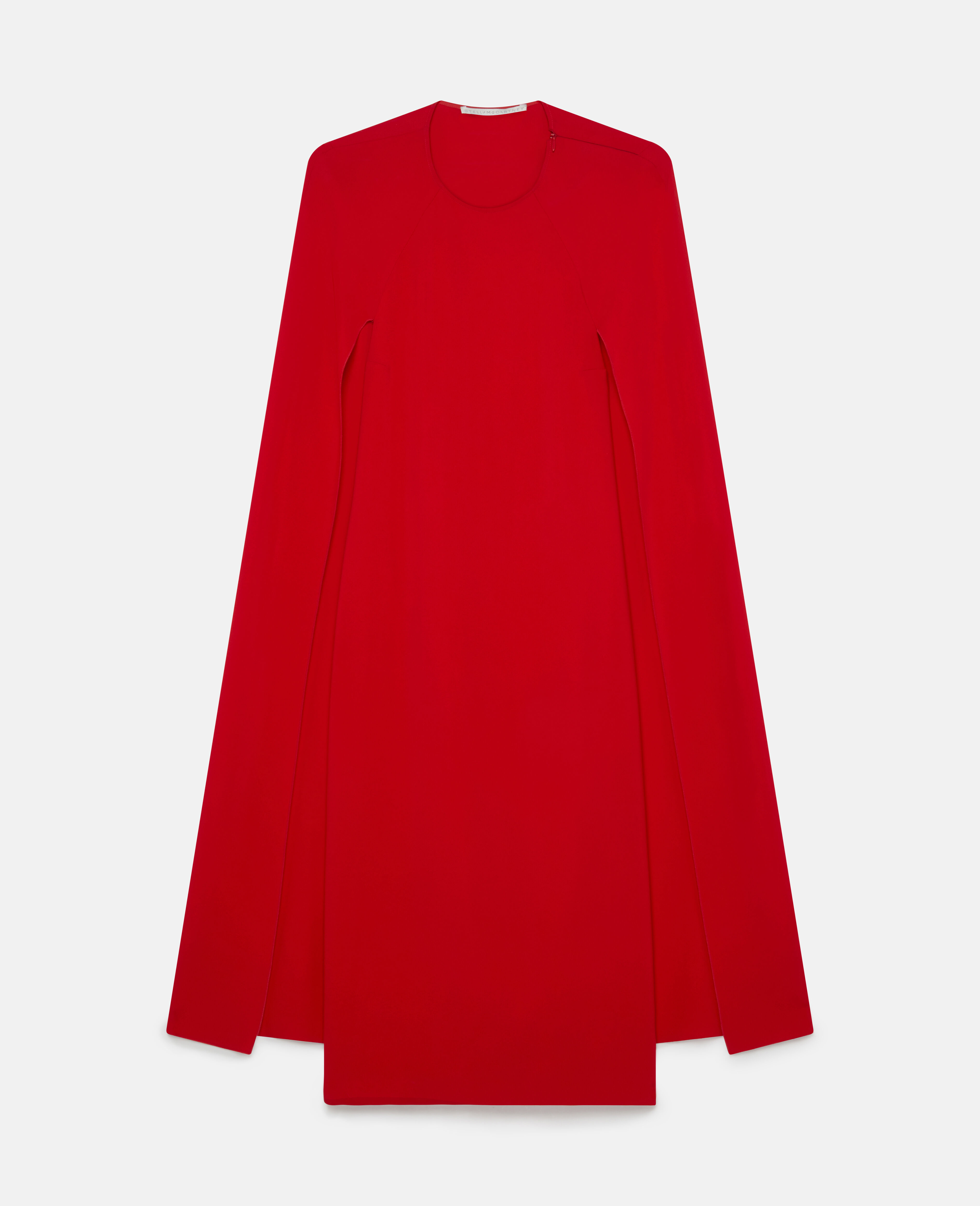 Robe rouge cape on sale